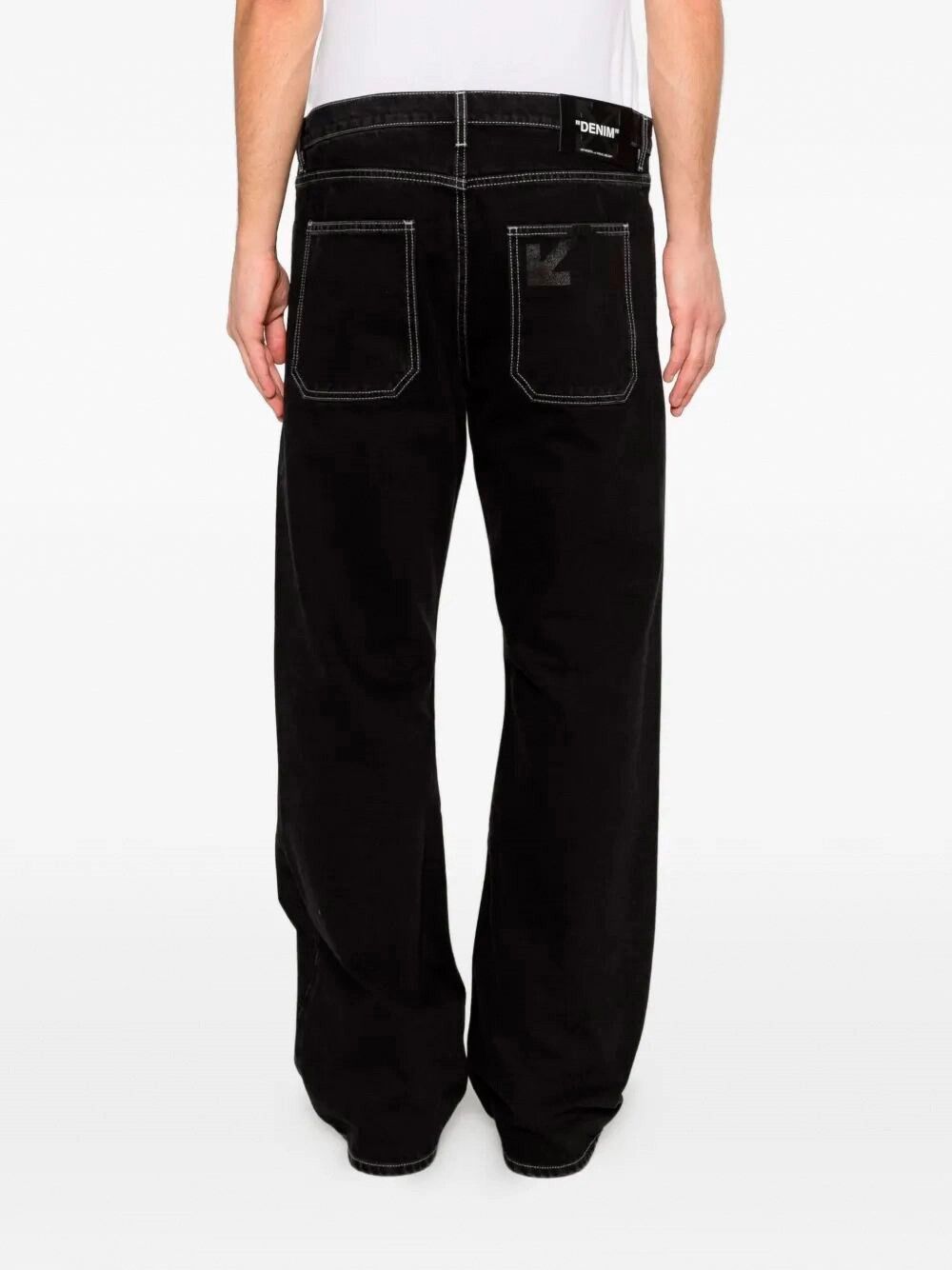 Off-White `Half Arrow` Slim Relax Jeans Size US 33 - 3 Thumbnail