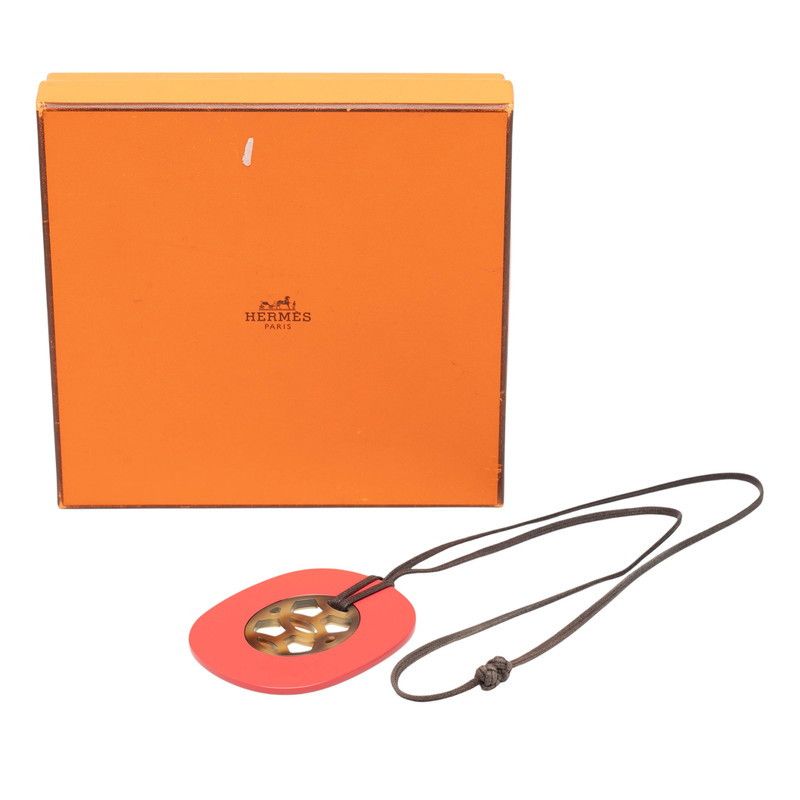 Hermes Hermès Lift GM Buffalo Horn Necklace Others Necklace DUTY FREE for USA