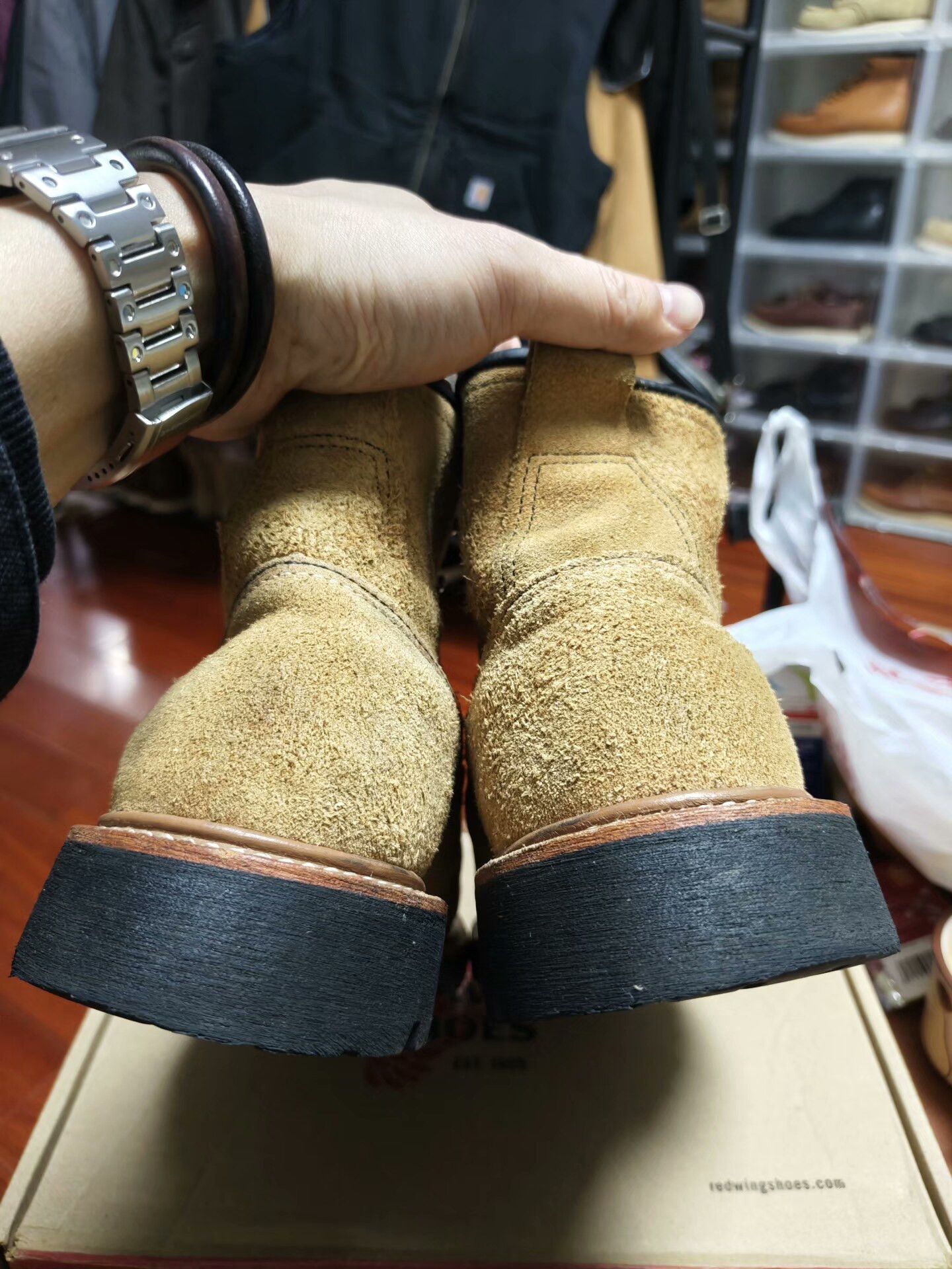 Red Wing Red Wing 2937 Suede Work Boot Size US 9.5 / EU 42-43 - 7 Thumbnail