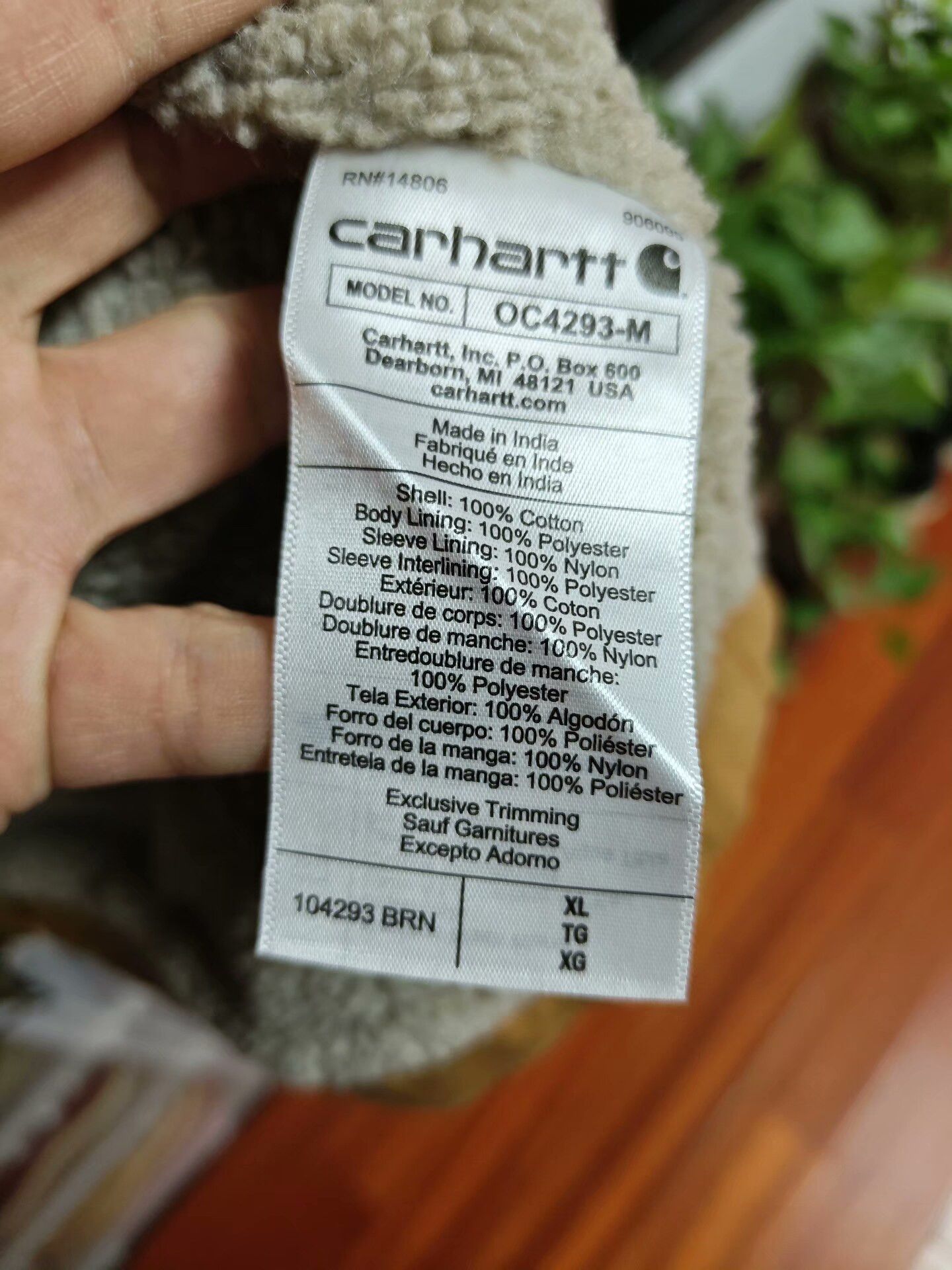 Carhartt Carhartt Washed Duck Sherpa-Lined Coat Size US XL / EU 56 / 4 - 6 Thumbnail