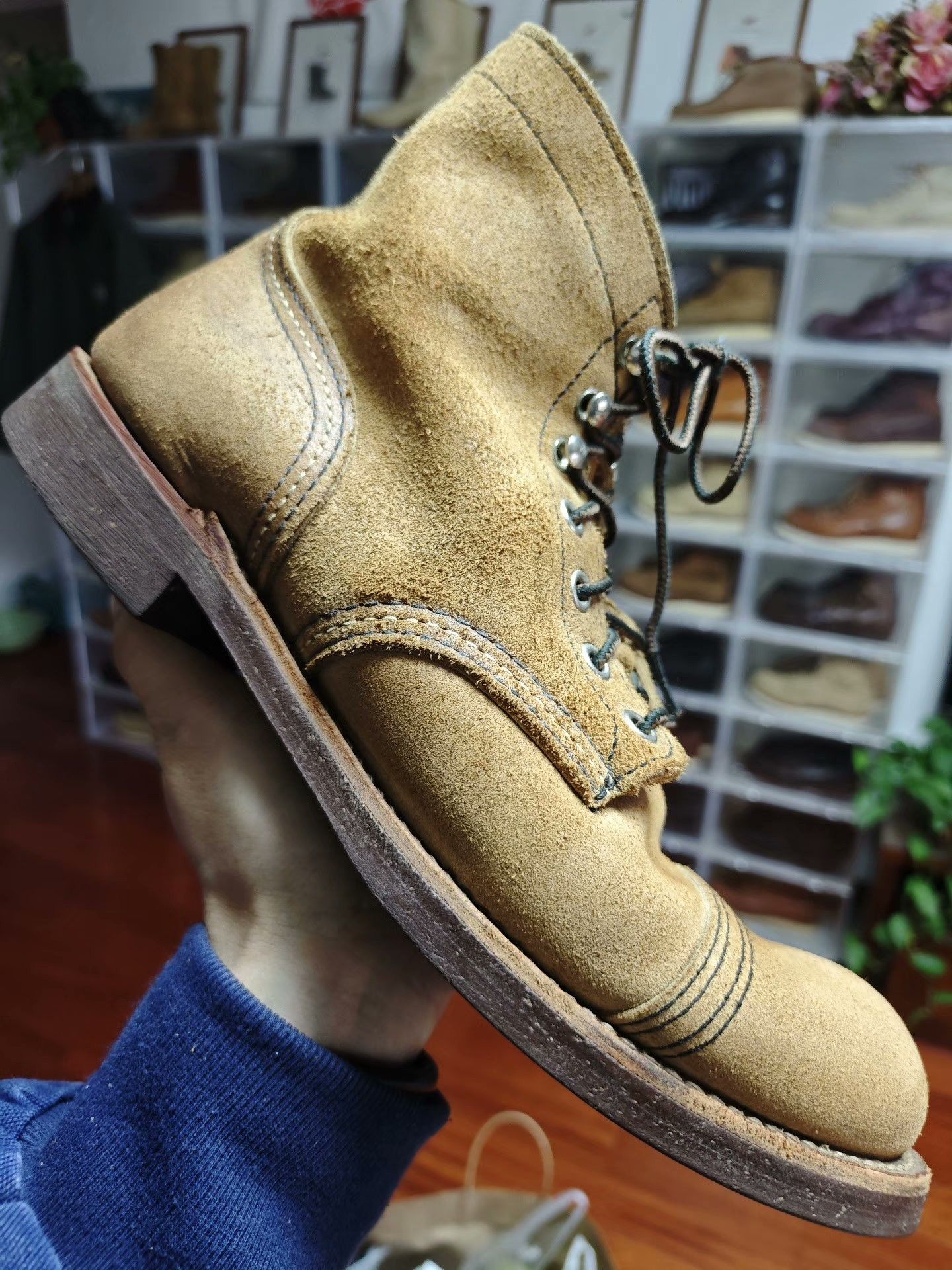Red Wing Red Wing 8113 Suede Work Boots Size US 8 / EU 41 - 5 Thumbnail