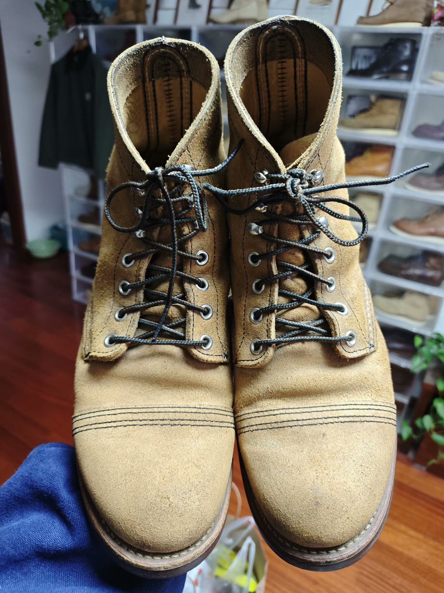 Red Wing Red Wing 8113 Suede Work Boots Size US 8 / EU 41 - 2 Thumbnail
