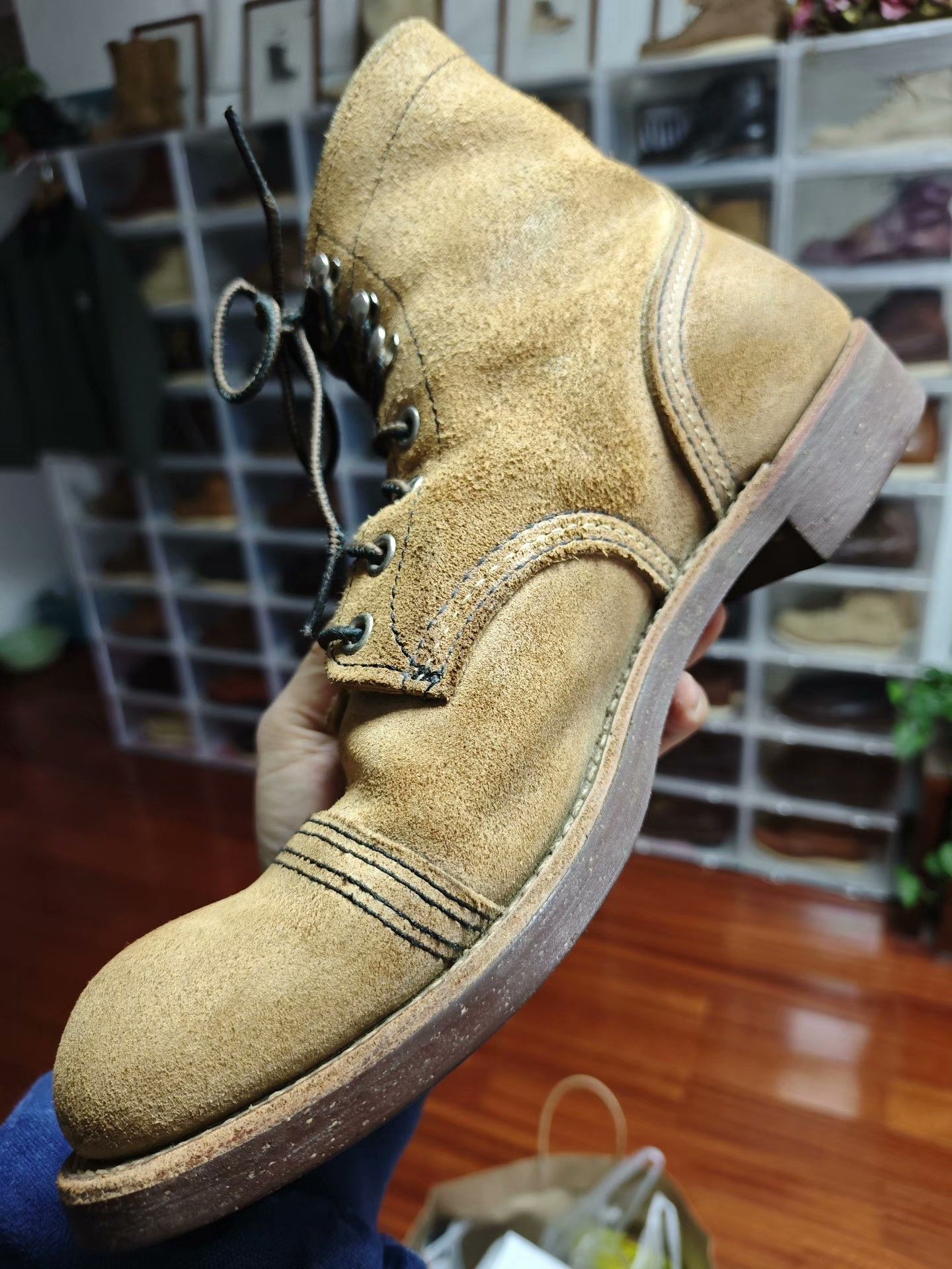 Red Wing Red Wing 8113 Suede Work Boots Size US 8 / EU 41 - 6 Thumbnail