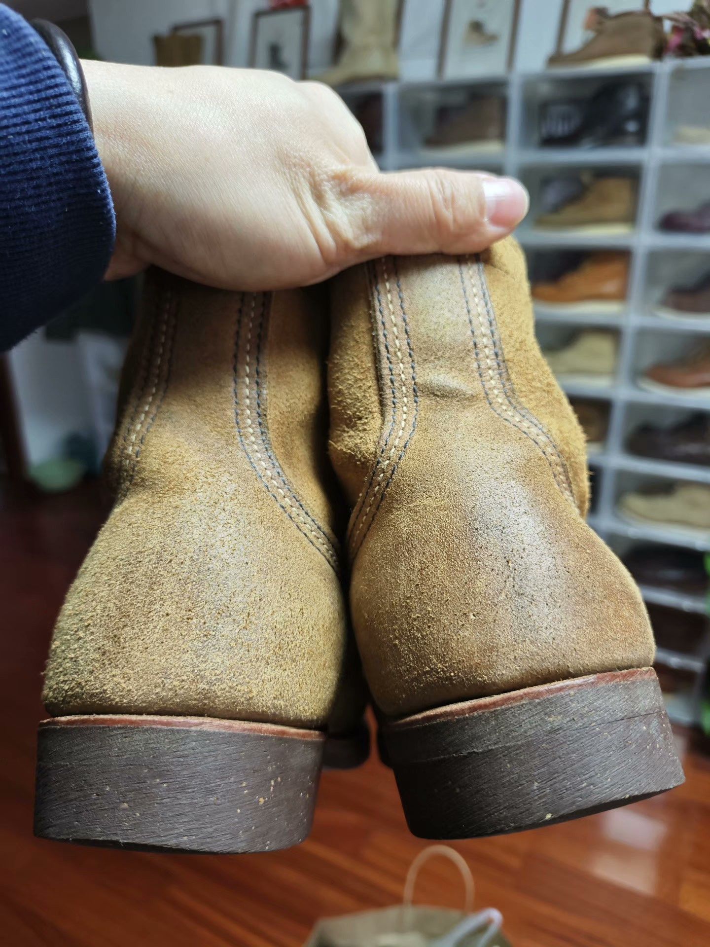 Red Wing Red Wing 8113 Suede Work Boots Size US 8 / EU 41 - 7 Thumbnail