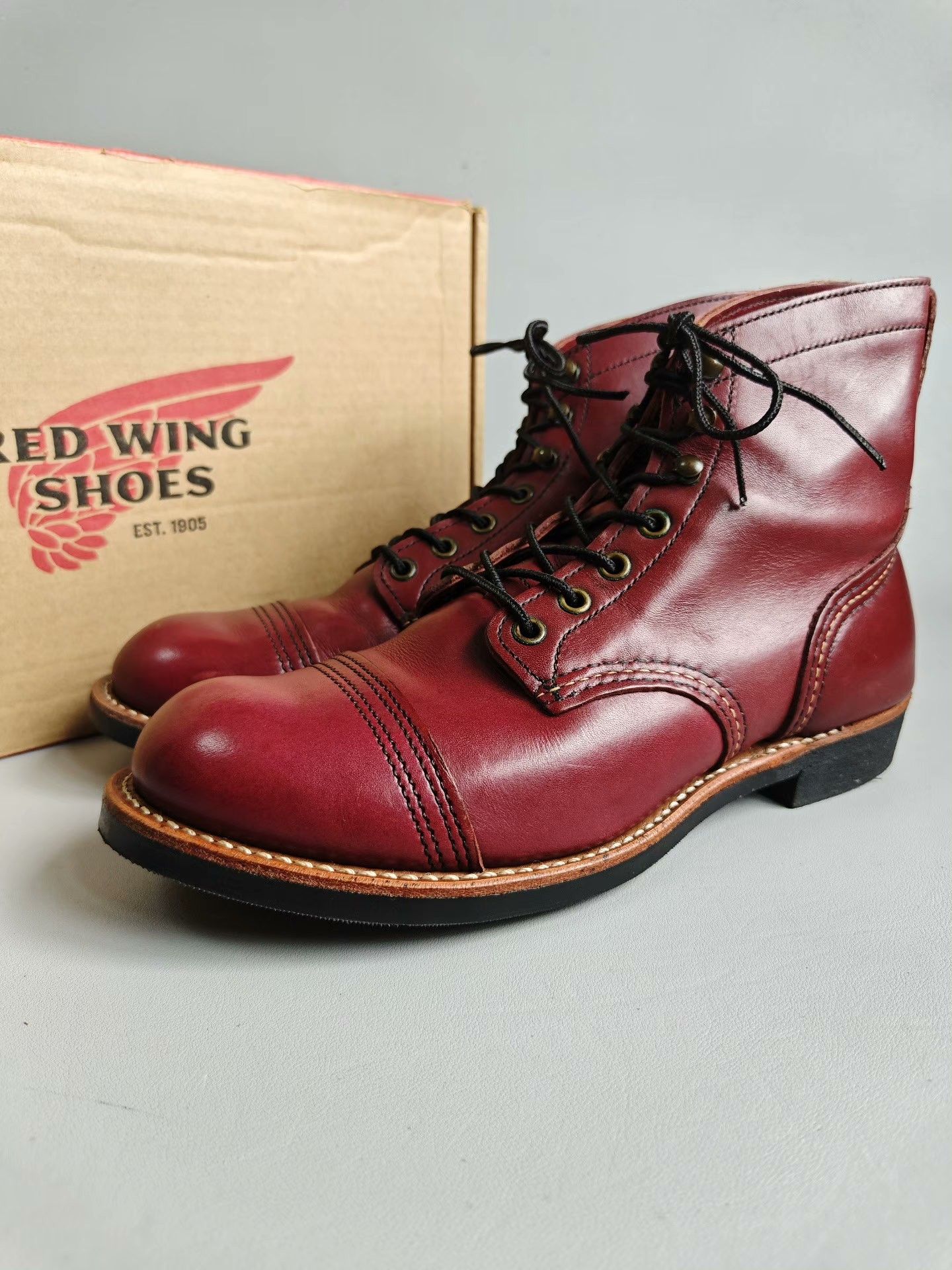 Red Wing Red Wing 8119 Cherry Red Size US 8 / EU 41 - 3 Thumbnail
