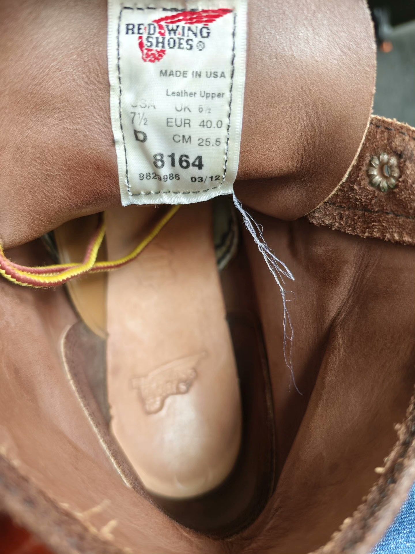 Red Wing Red Wing 8164 Brown Work Boots Size US 7.5 / EU 40-41 - 8 Thumbnail