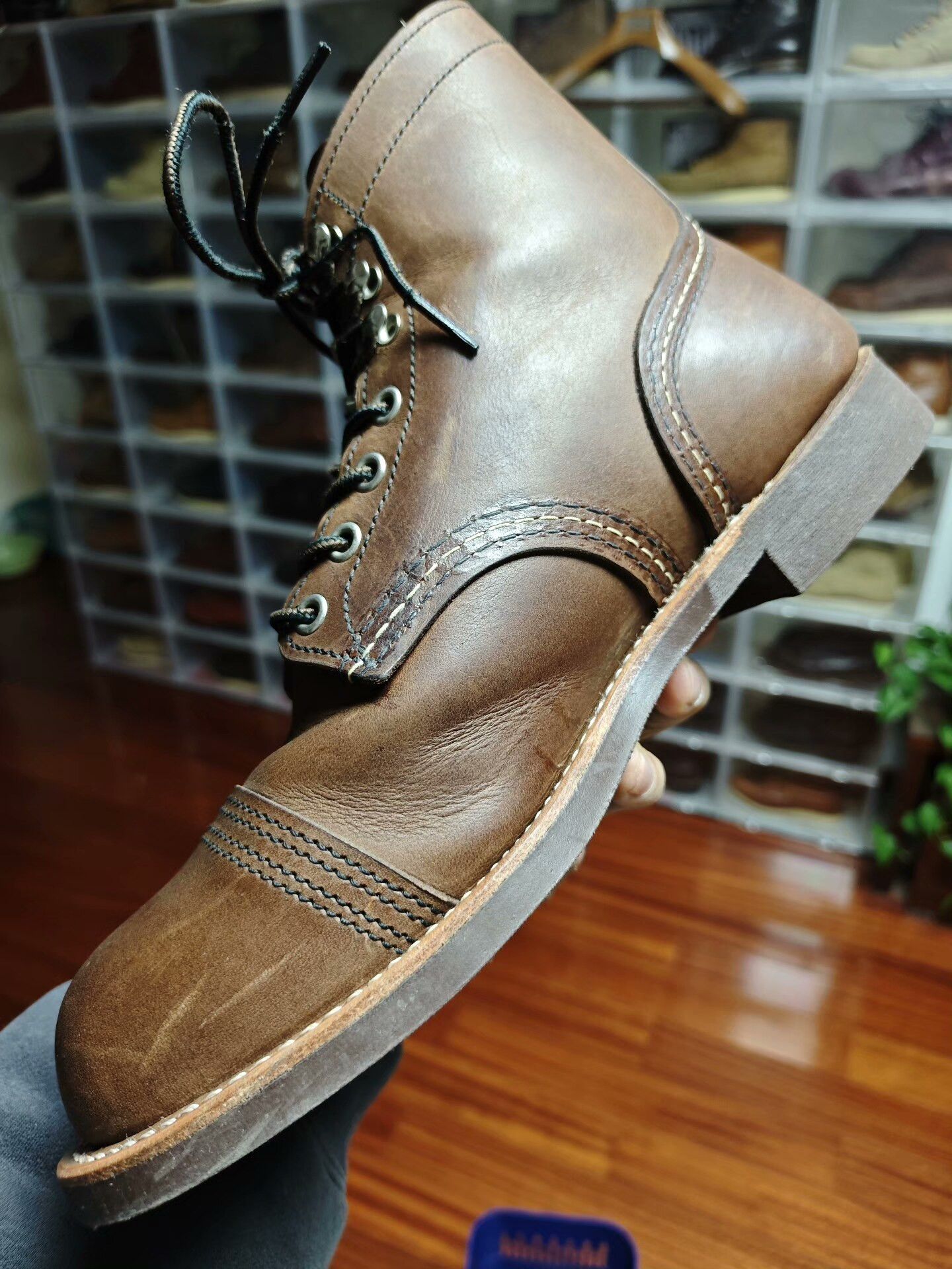 Red Wing Red Wing 8111 Brown Work Boot Size US 7.5 / EU 40-41 - 6 Thumbnail