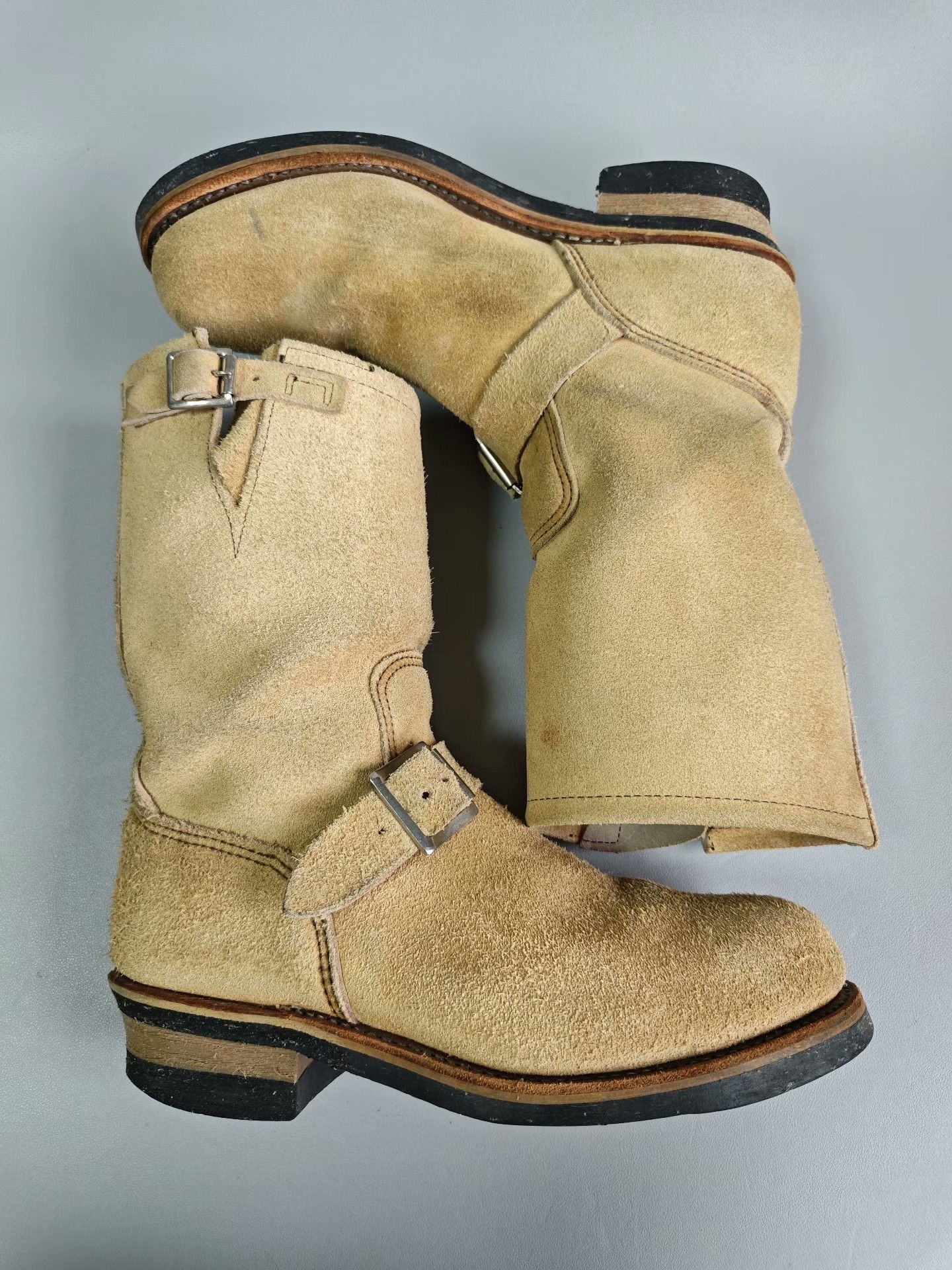 Red Wing Redwing 8268 Suede Engineer Boots Size US 8 / EU 41 - 4 Thumbnail