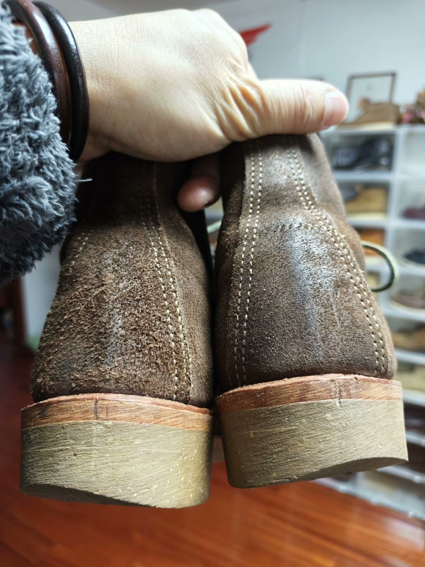 Red Wing Red Wing 4618 Collaboration Suede Work Boots Size US 7 / EU 40 - 7 Thumbnail