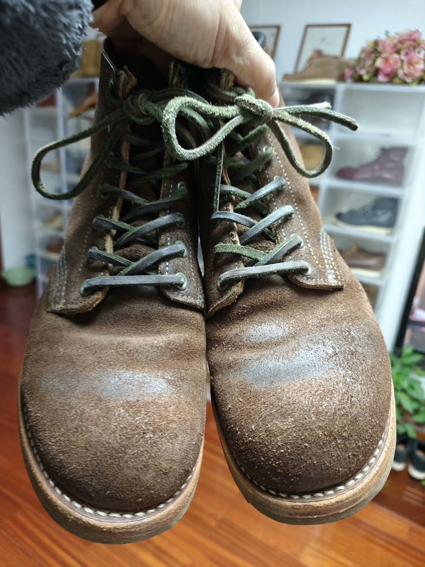 Red Wing Red Wing 4618 Collaboration Suede Work Boots Size US 7 / EU 40 - 2 Thumbnail