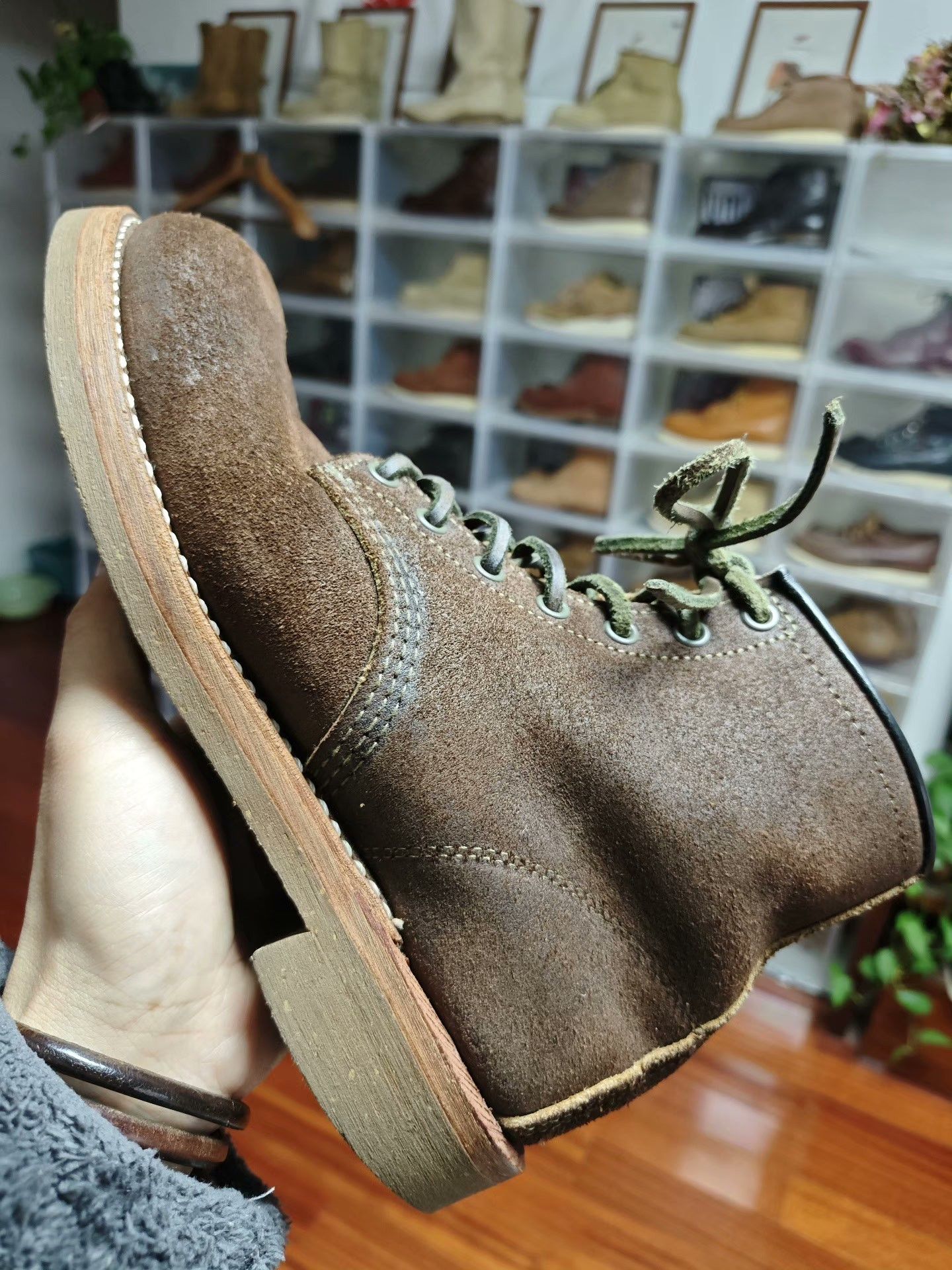 Red Wing Red Wing 4618 Collaboration Suede Work Boots Size US 7 / EU 40 - 6 Thumbnail