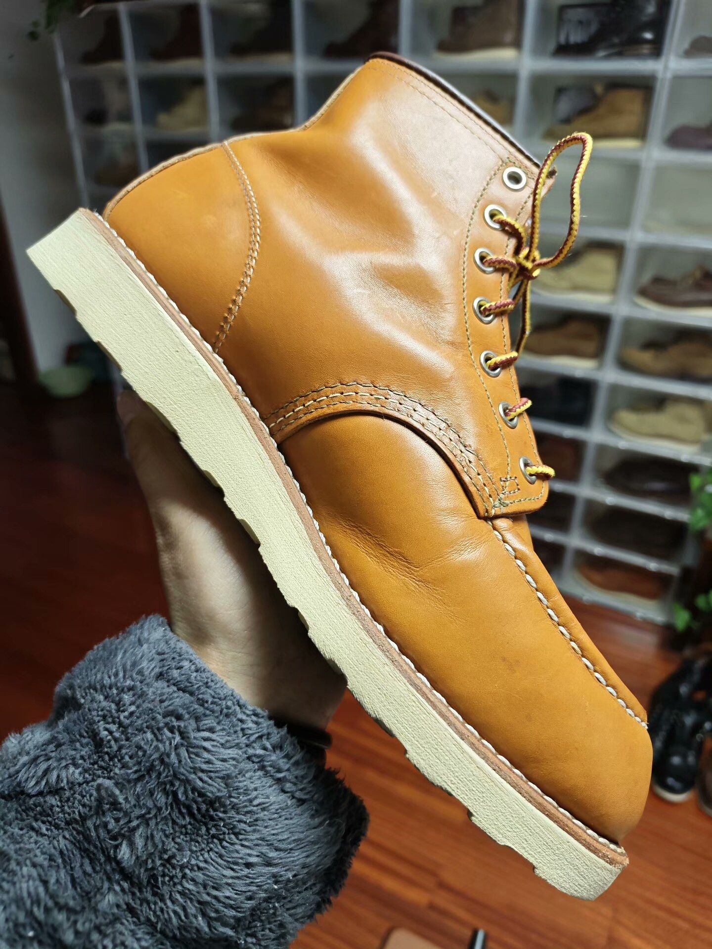 Red Wing Redwing 9875 Old Double Dog Logo Size US 9 / EU 42 - 5 Thumbnail