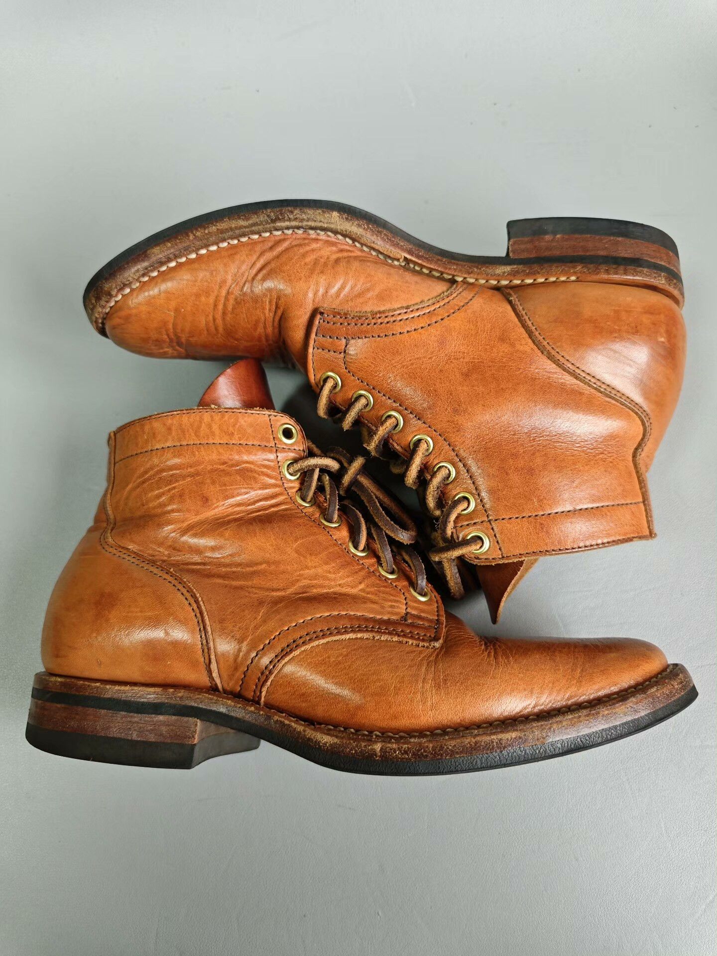 Viberg Viberg Dublin Leather Sneakers Size US 6 / EU 39 - 4 Thumbnail
