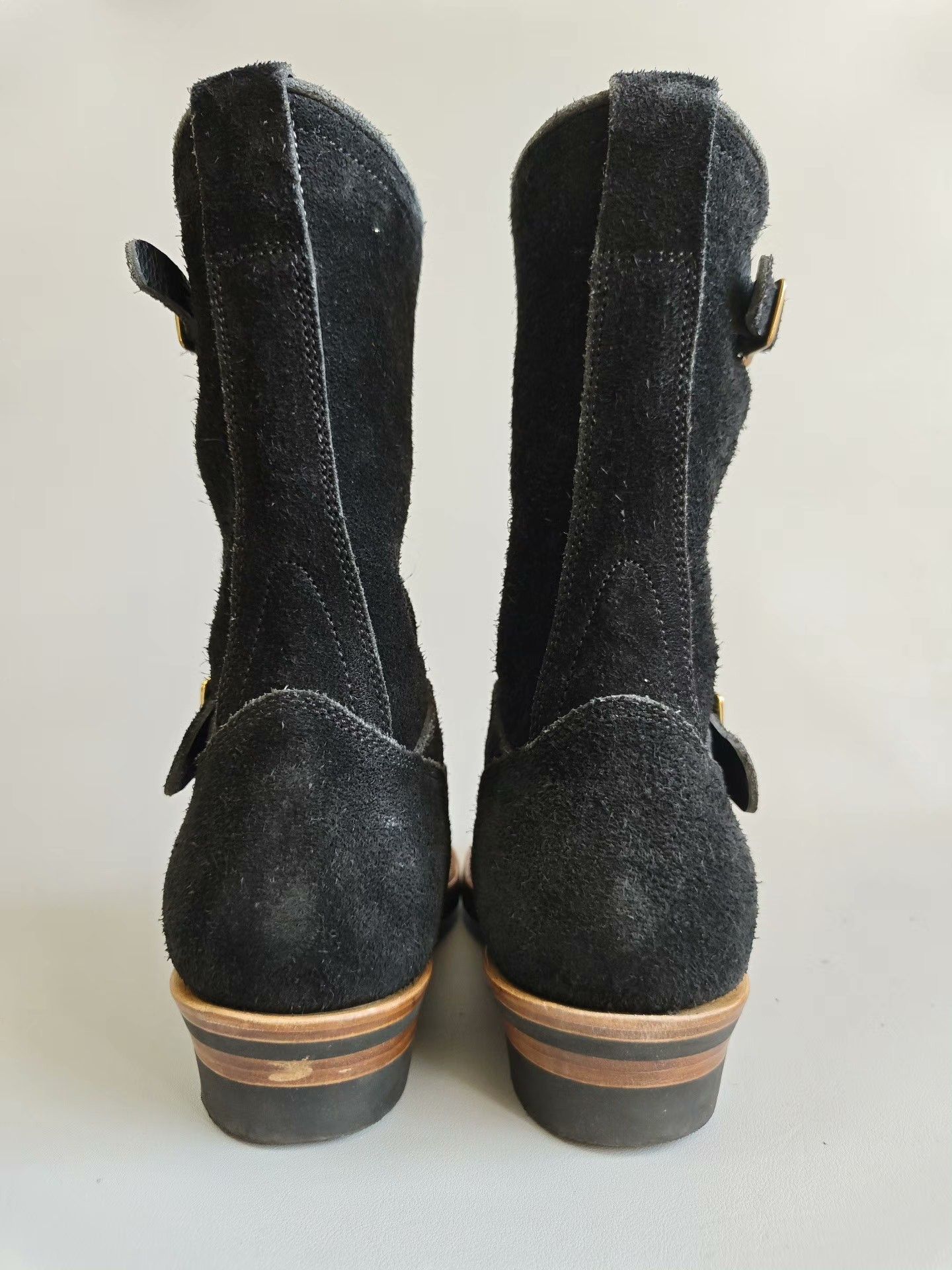 Left Hand Master Zuo Handmade Black Engineer Boots Size US 7 / EU 40 - 6 Thumbnail