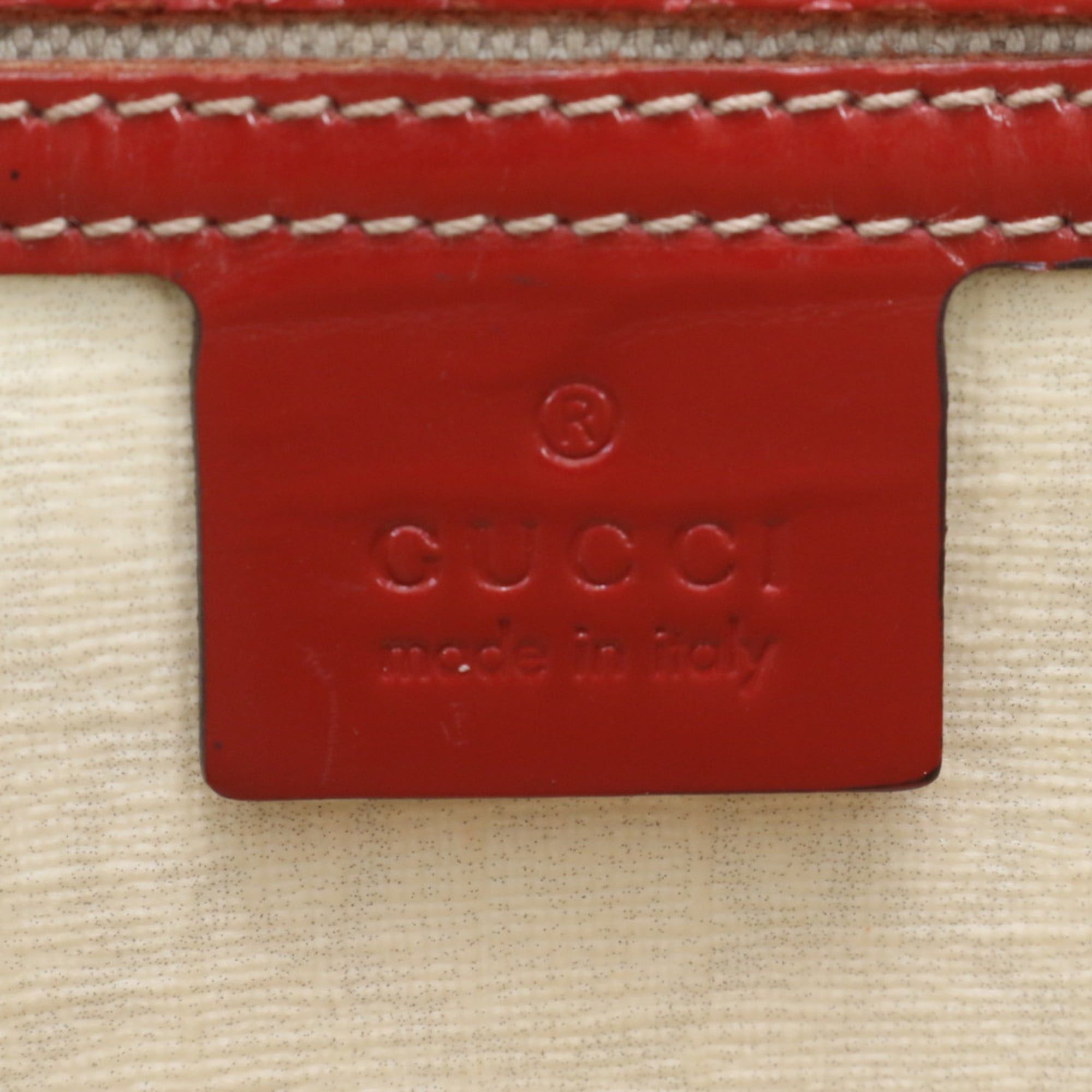 Gucci Gucci GG Supreme Tattoo Heart 197953 Leather Tote Bag Shoulder Handbag for Women Size ONE SIZE - 9 Thumbnail