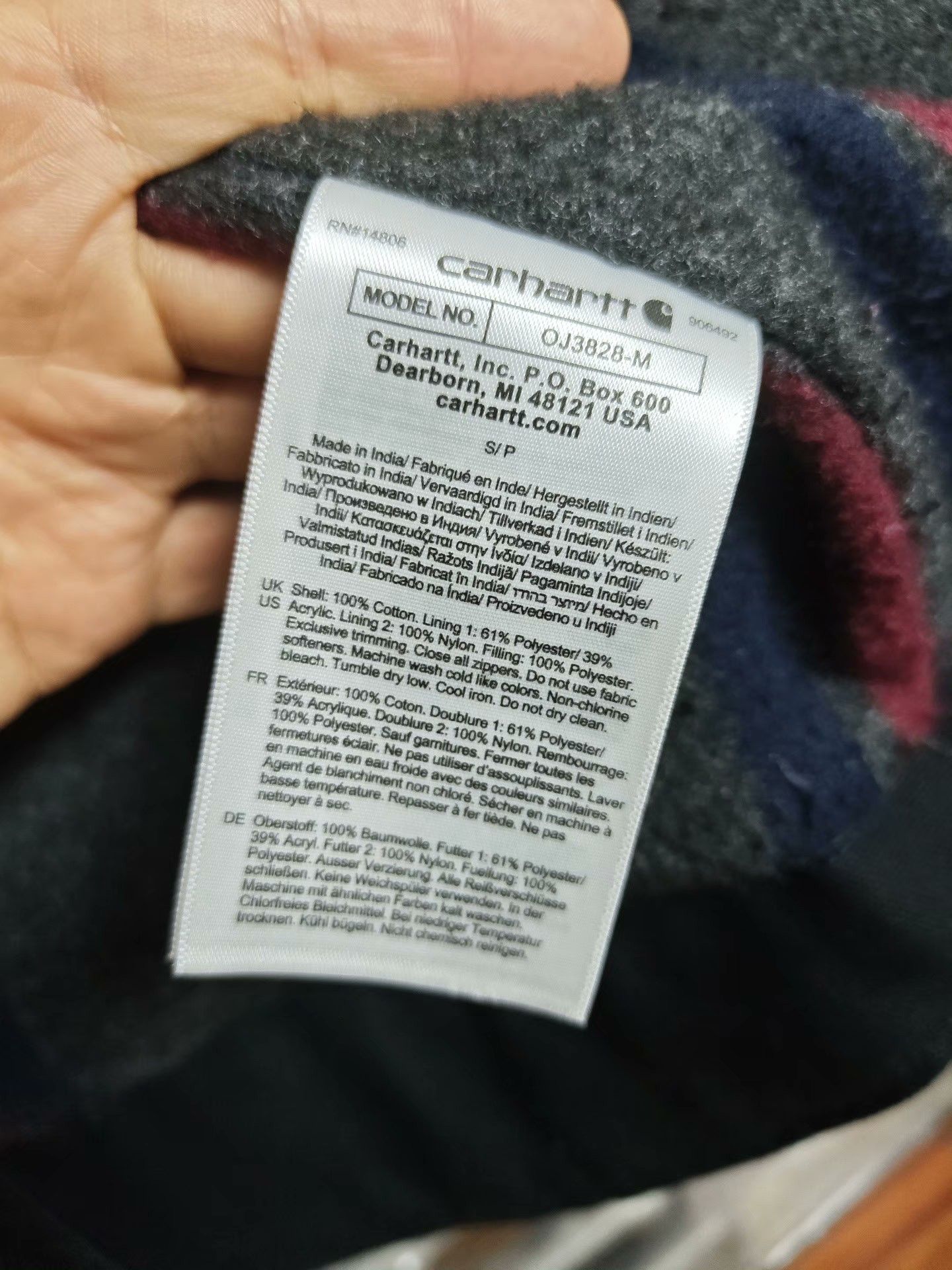 Carhartt Carhartt Detroit Jacket 103828 Black S Size US S / EU 44-46 / 1 - 5 Thumbnail