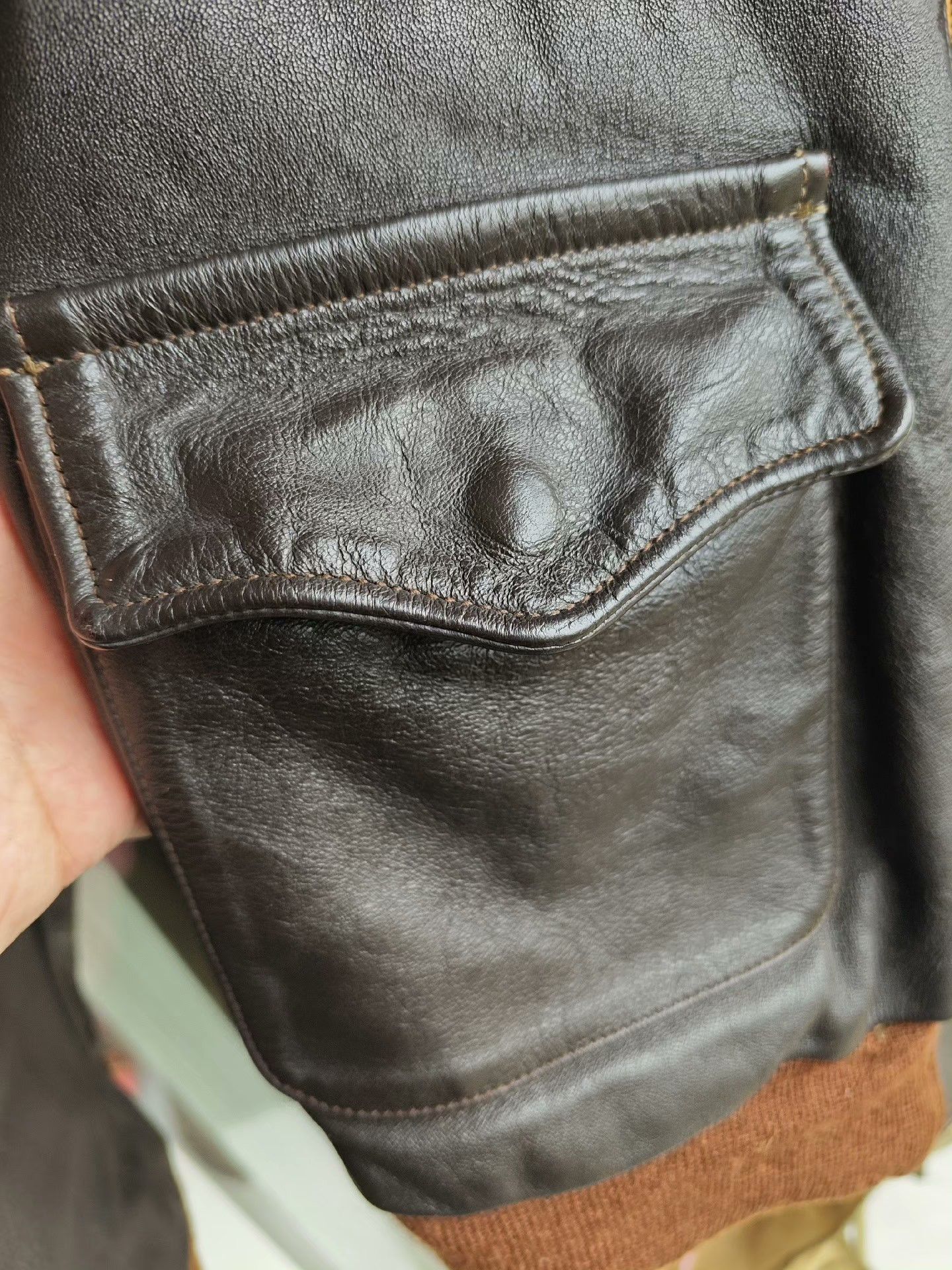 TOYS McCOY Toys McCoy x XLARGE A2 Leather Jacket Size US XL / EU 56 / 4 - 6 Thumbnail