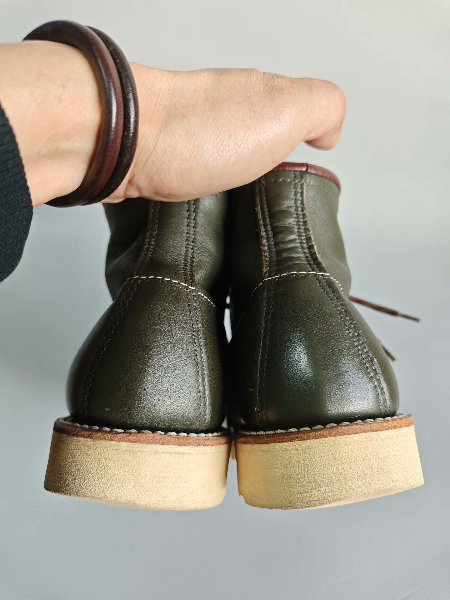 Red Wing Red Wing 8180 Green Work Boot Size US 5 / EU 37 - 6 Thumbnail