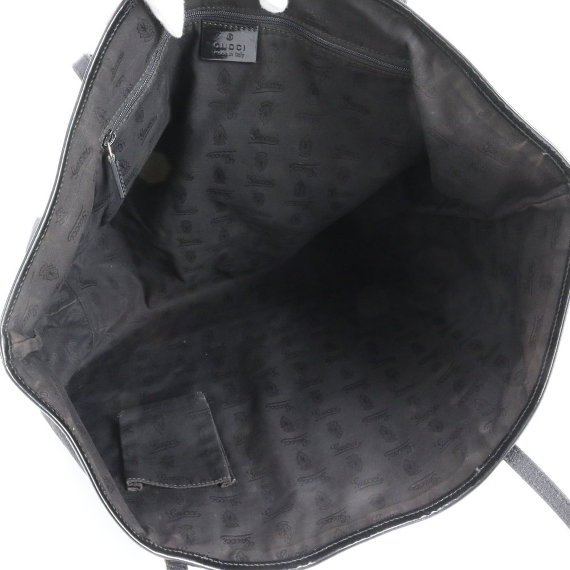 Gucci Gucci GG Canvas Jolie 211975 Leather Tote Bag Shoulder Black Women's Size ONE SIZE - 8 Thumbnail