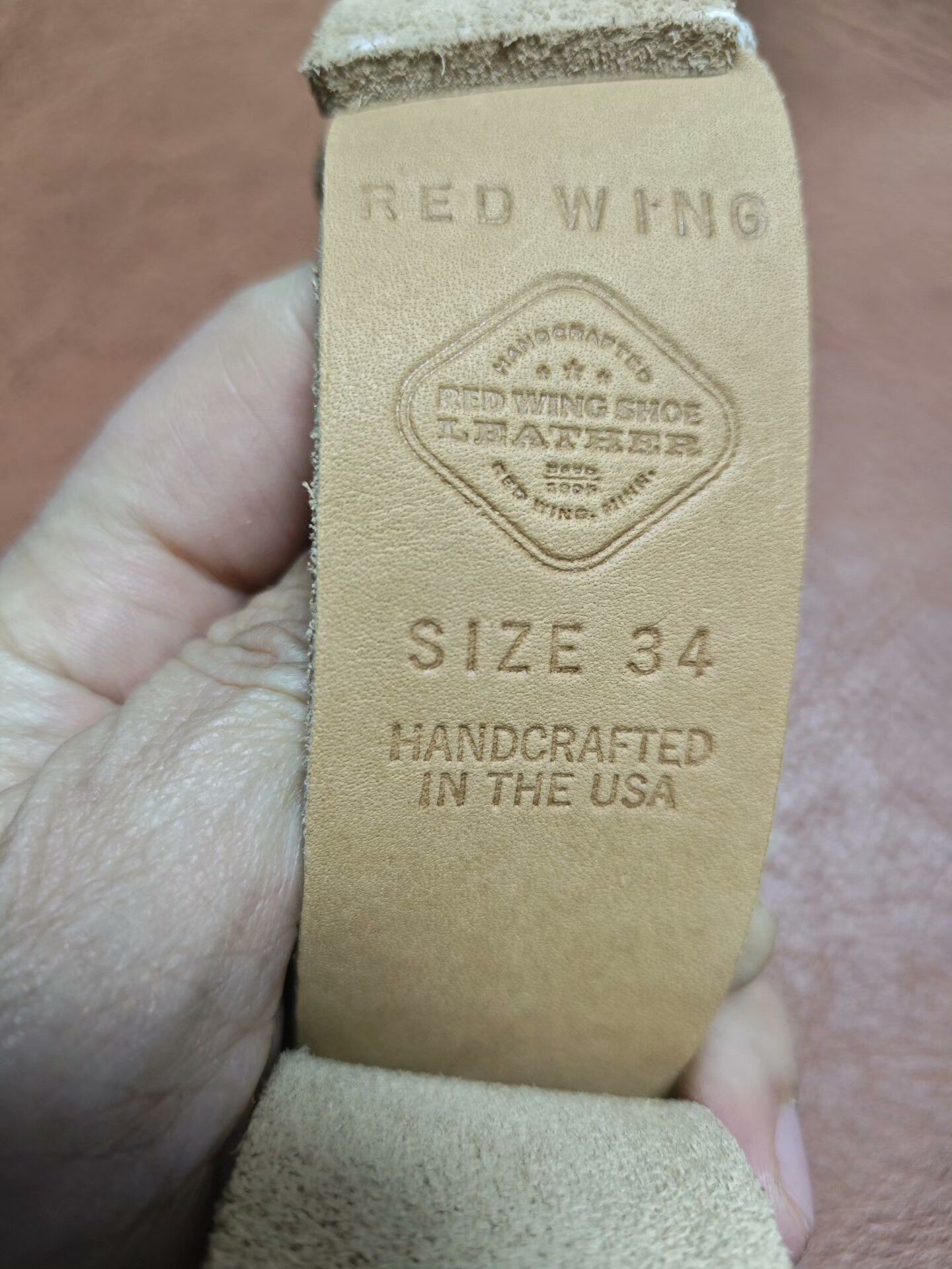 Red Wing Red Wing Suede Leather Belt Size ONE SIZE - 6 Thumbnail
