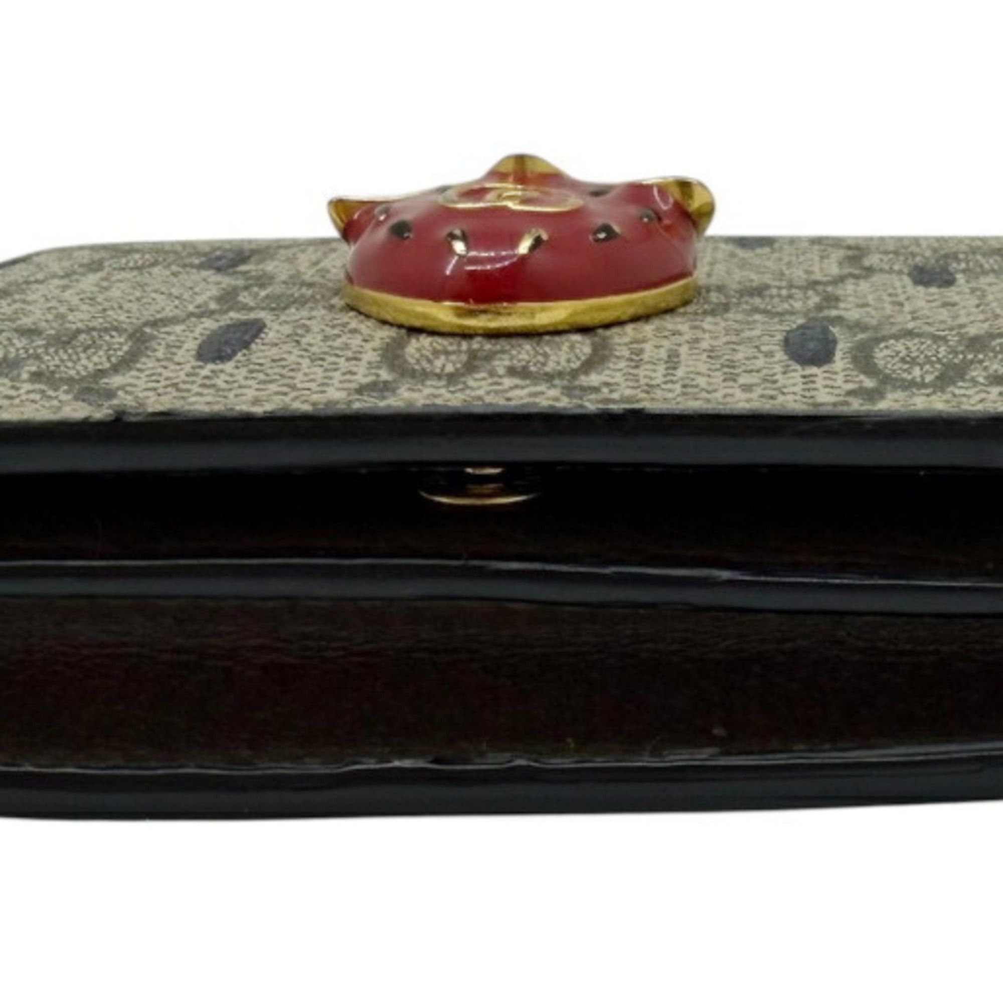 Gucci GUCCI GG Stream Compact Wallet, Strawberry Beige, 726247, for Men and Women Size ONE SIZE - 11 Thumbnail