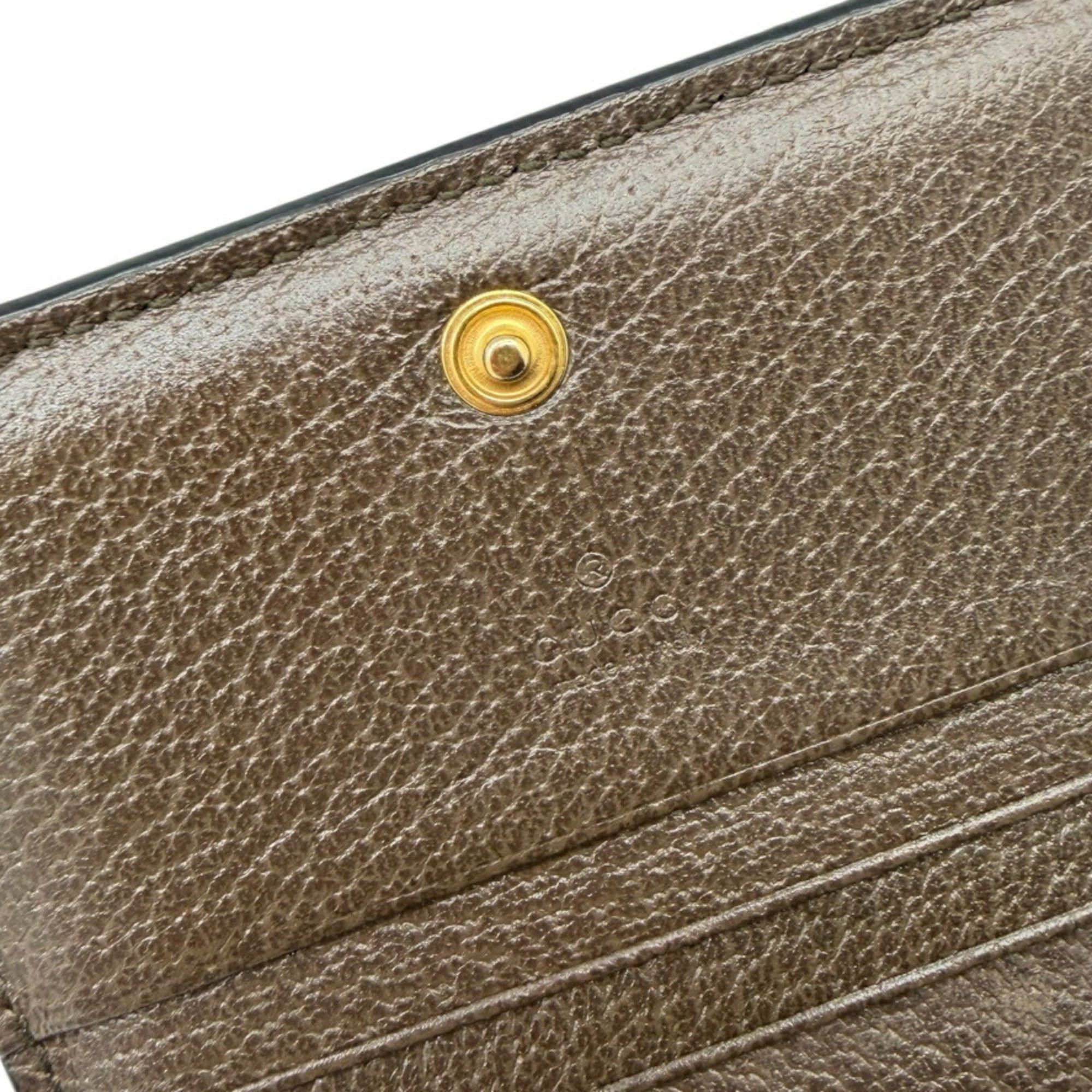 Gucci GUCCI GG Stream Compact Wallet, Strawberry Beige, 726247, for Men and Women Size ONE SIZE - 15 Thumbnail
