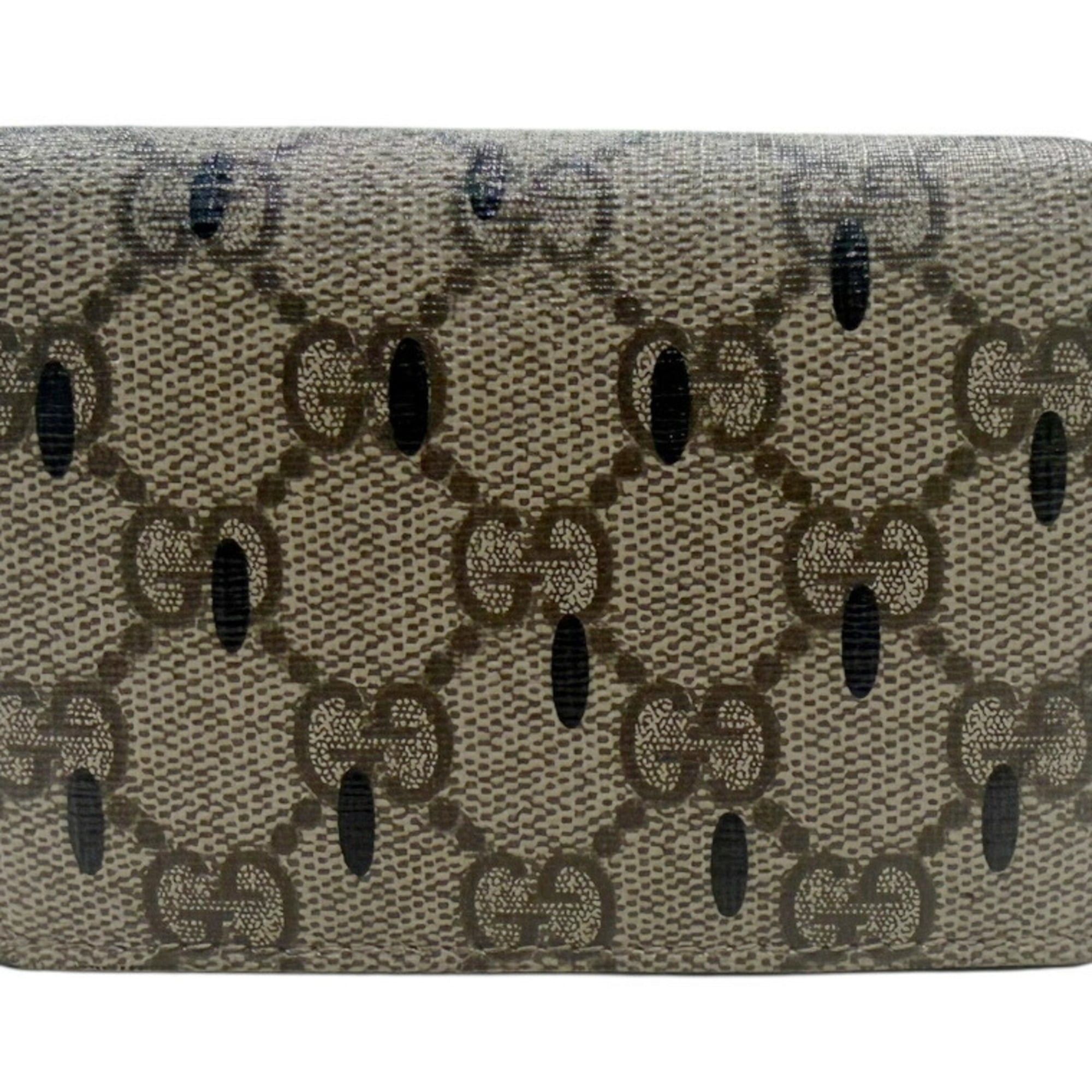 Gucci GUCCI GG Stream Compact Wallet, Strawberry Beige, 726247, for Men and Women Size ONE SIZE - 2 Thumbnail