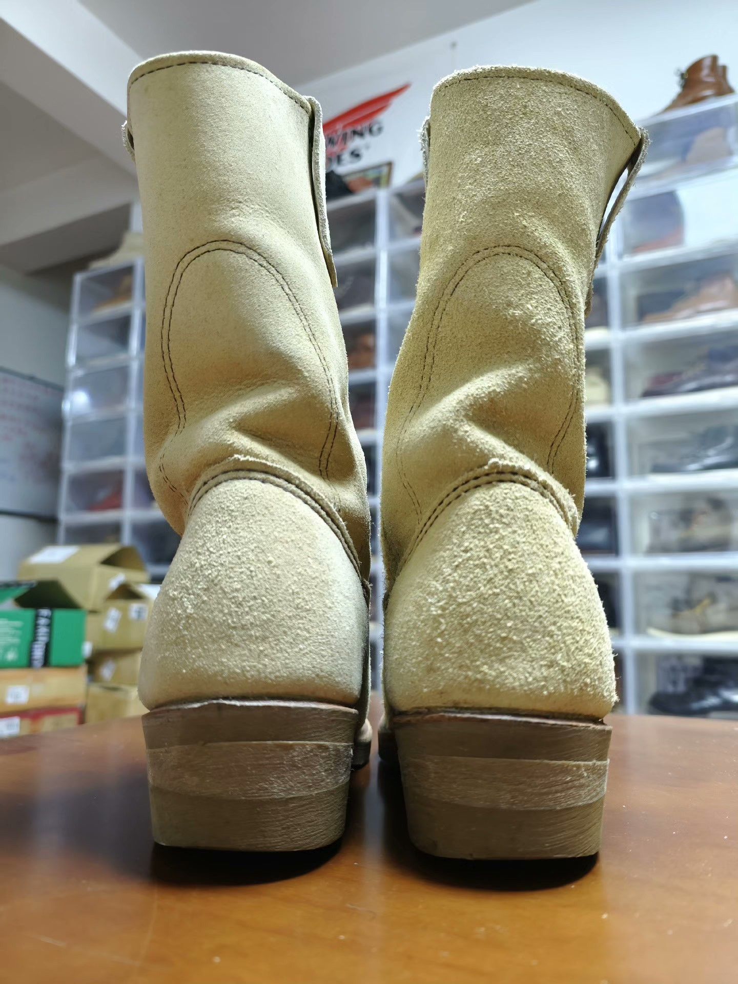 Red Wing Red Wing 8156 Western Suede Engineer Boots Size US 6 / EU 39 - 6 Thumbnail
