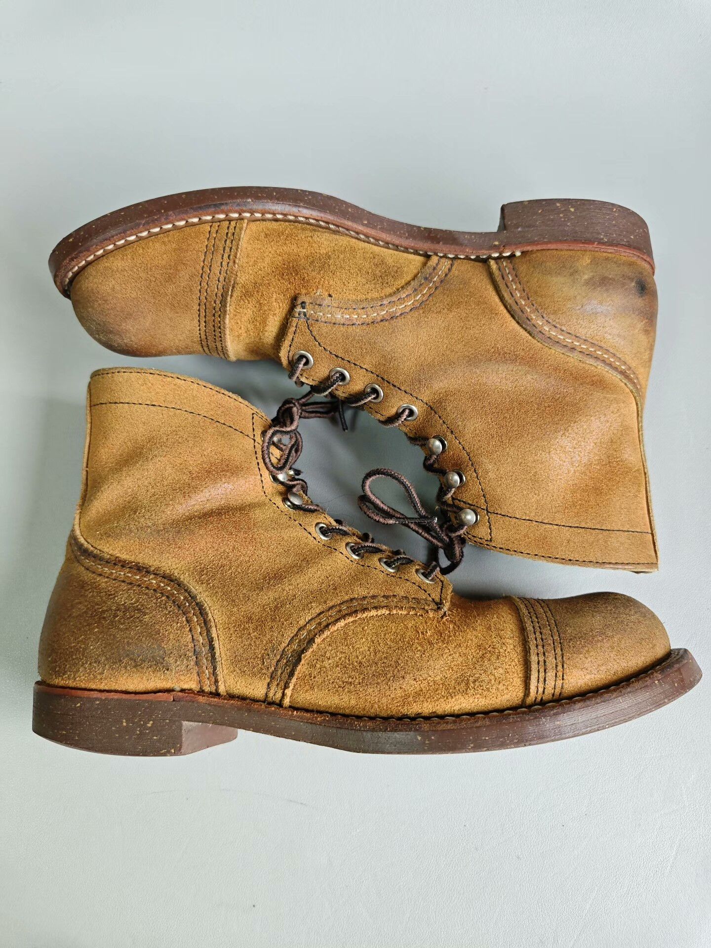 Red Wing Red Wing 8113 Suede Miner Boots Size US 9 / EU 42 - 4 Thumbnail
