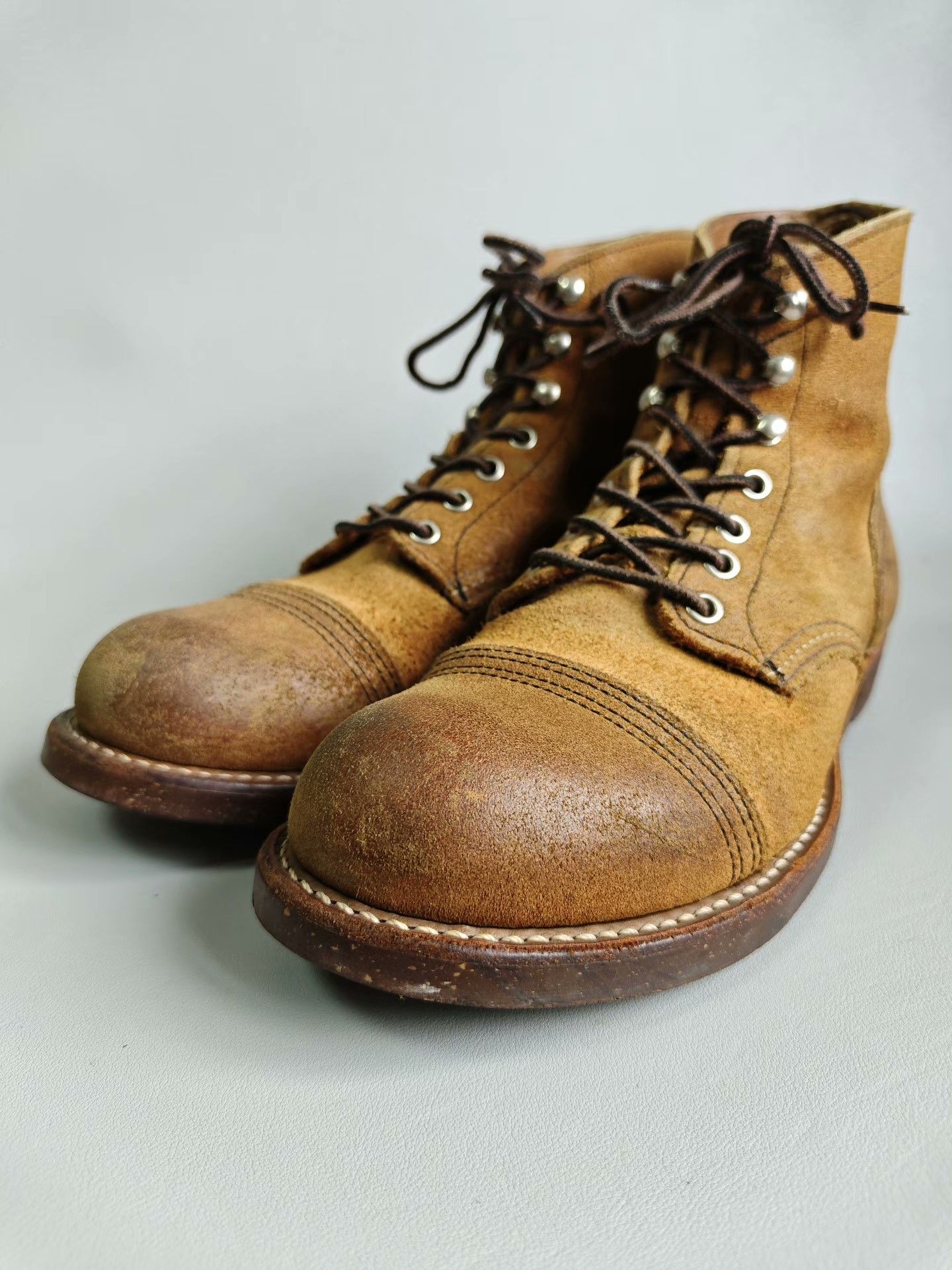 Red Wing Red Wing 8113 Suede Miner Boots Size US 9 / EU 42 - 3 Thumbnail