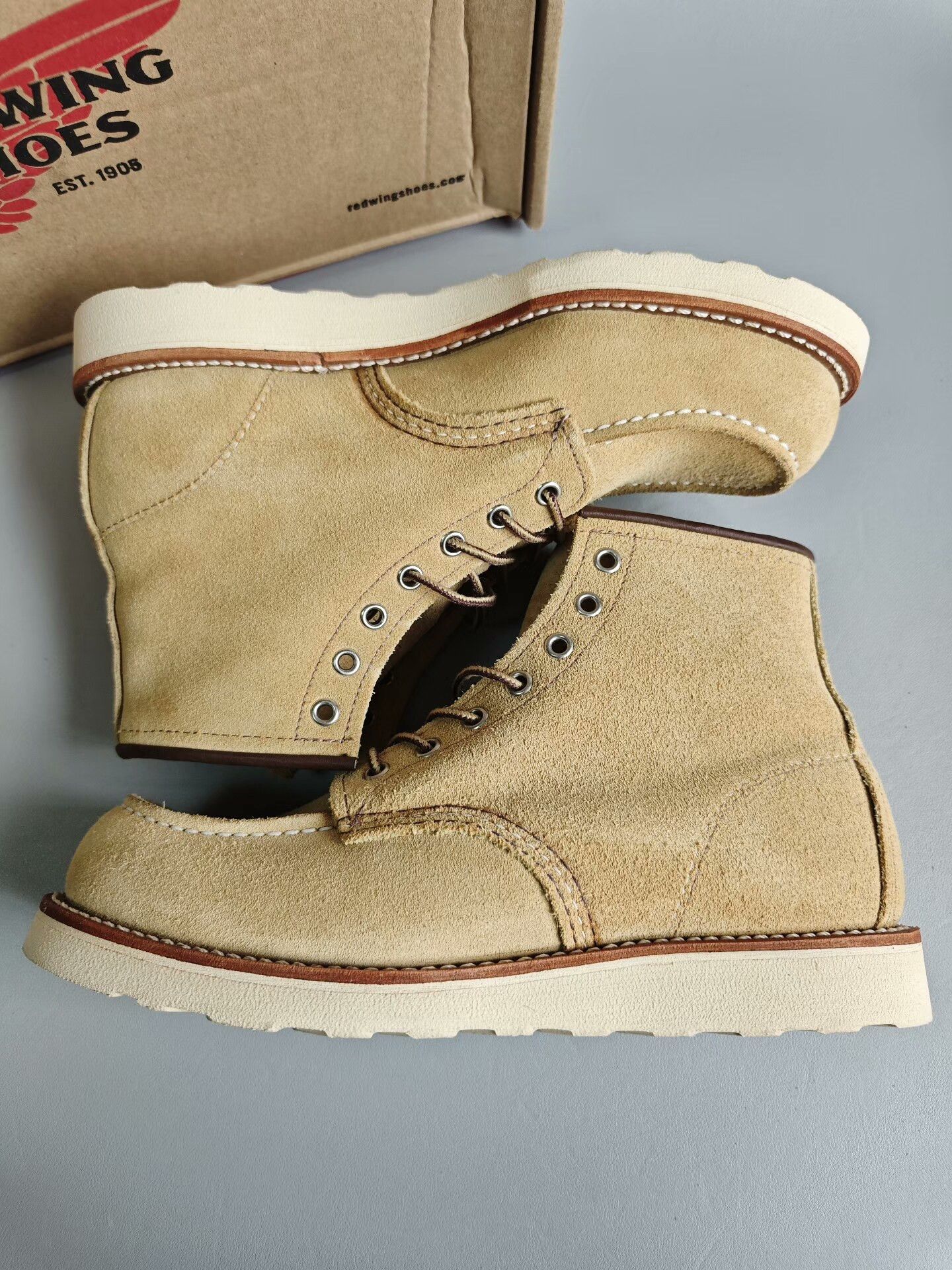 Red Wing Red Wing 8833 Suede Work Boots Size US 8.5 / EU 41-42 - 5 Thumbnail