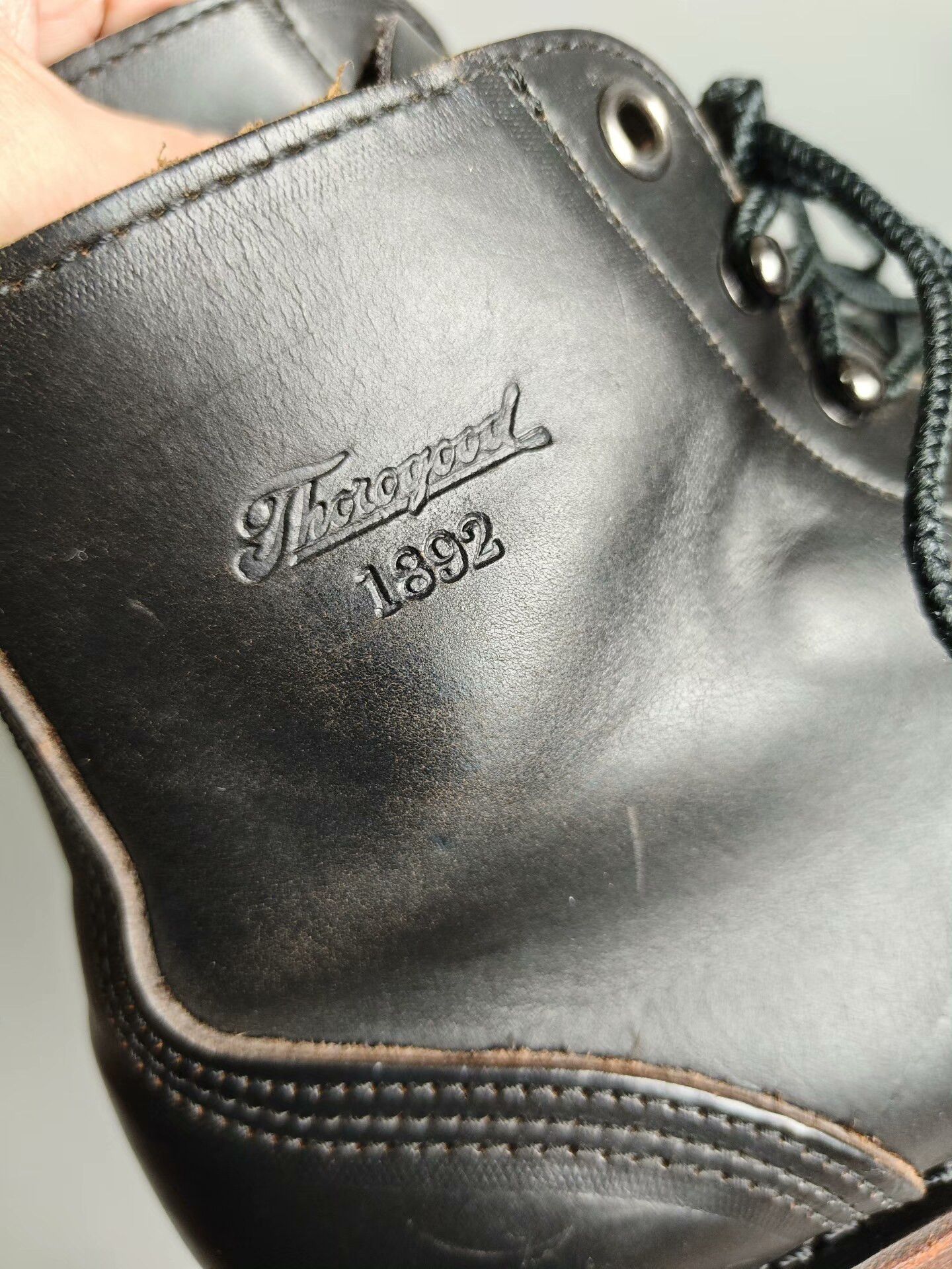 Thorogood Thorogood 7D Black Leather Boots USA Size US 7 / EU 40 - 8 Thumbnail