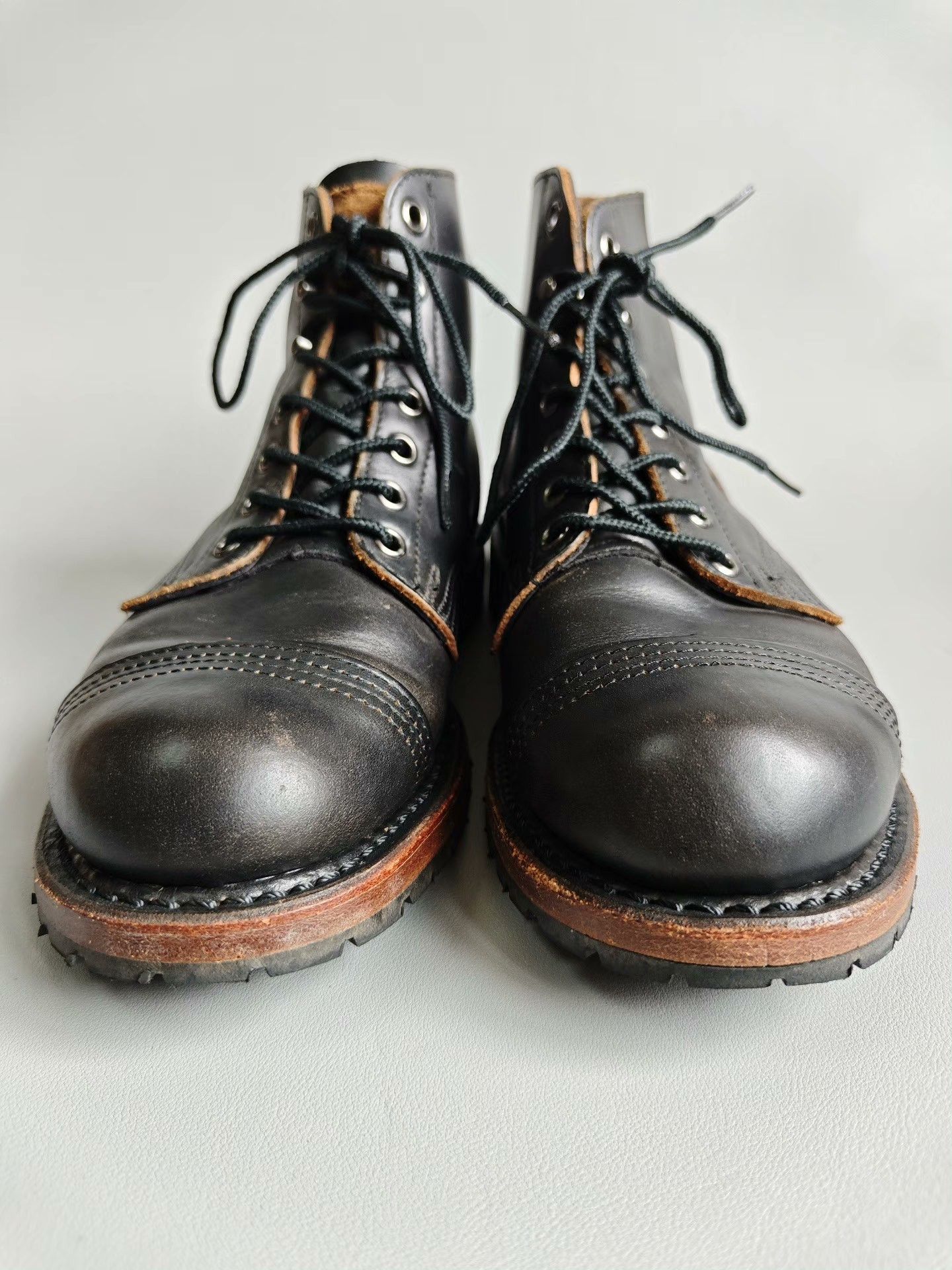 Thorogood Thorogood 7D Black Leather Boots USA Size US 7 / EU 40 - 3 Thumbnail
