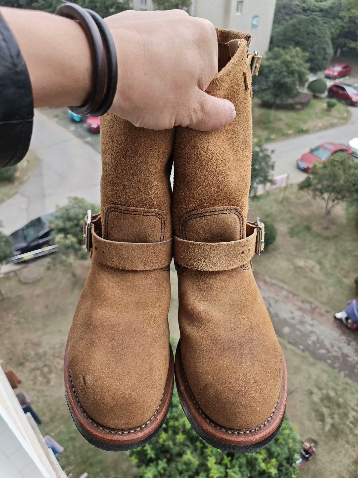 Red Wing Red Wing 8178 Suede Engineer Work Boot Size US 7.5 / EU 40-41 - 2 Thumbnail