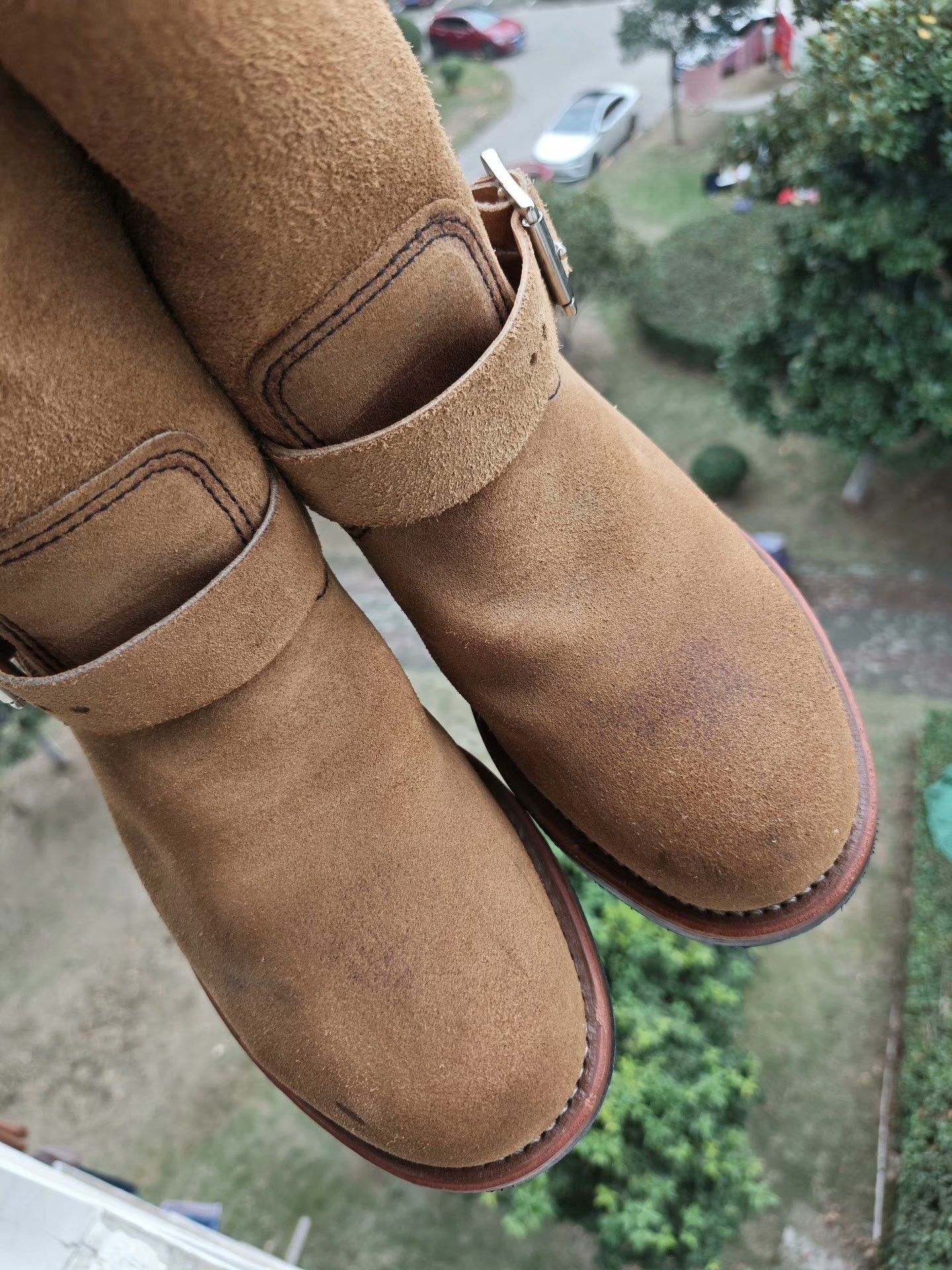 Red Wing Red Wing 8178 Suede Engineer Work Boot Size US 7.5 / EU 40-41 - 7 Thumbnail