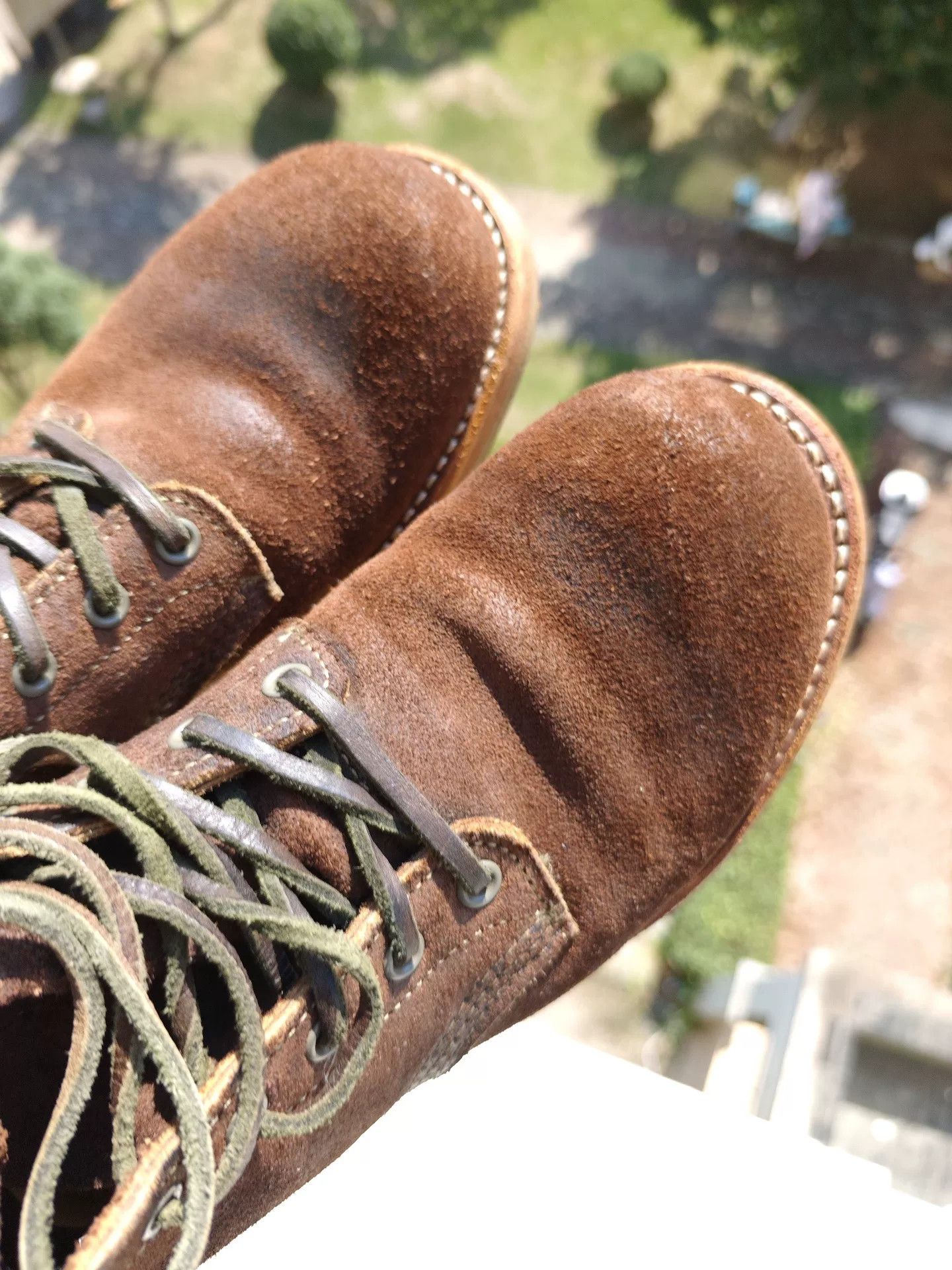 Red Wing Redwing 4618 7D Collaboration Suede Work Boots Size US 7 / EU 40 - 4 Thumbnail