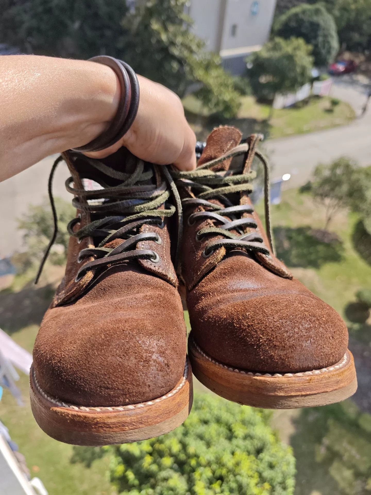 Red Wing Redwing 4618 7D Collaboration Suede Work Boots Size US 7 / EU 40 - 2 Thumbnail