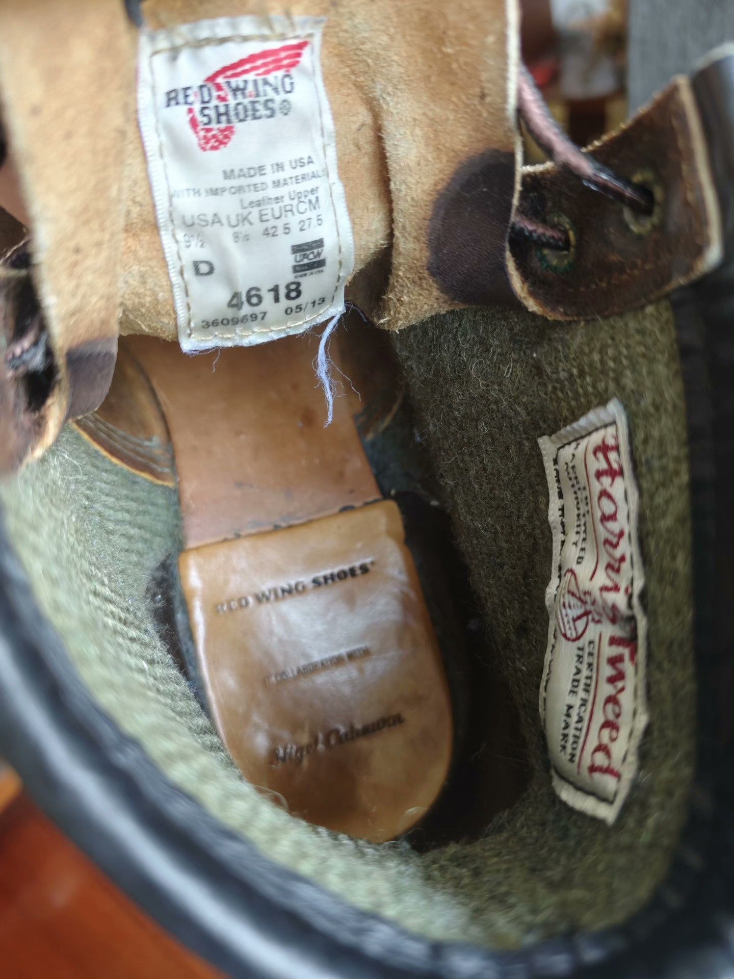 Red Wing Red Wing 4618 Collaboration Brown Suede Work Boots Size US 9.5 / EU 42-43 - 8 Thumbnail