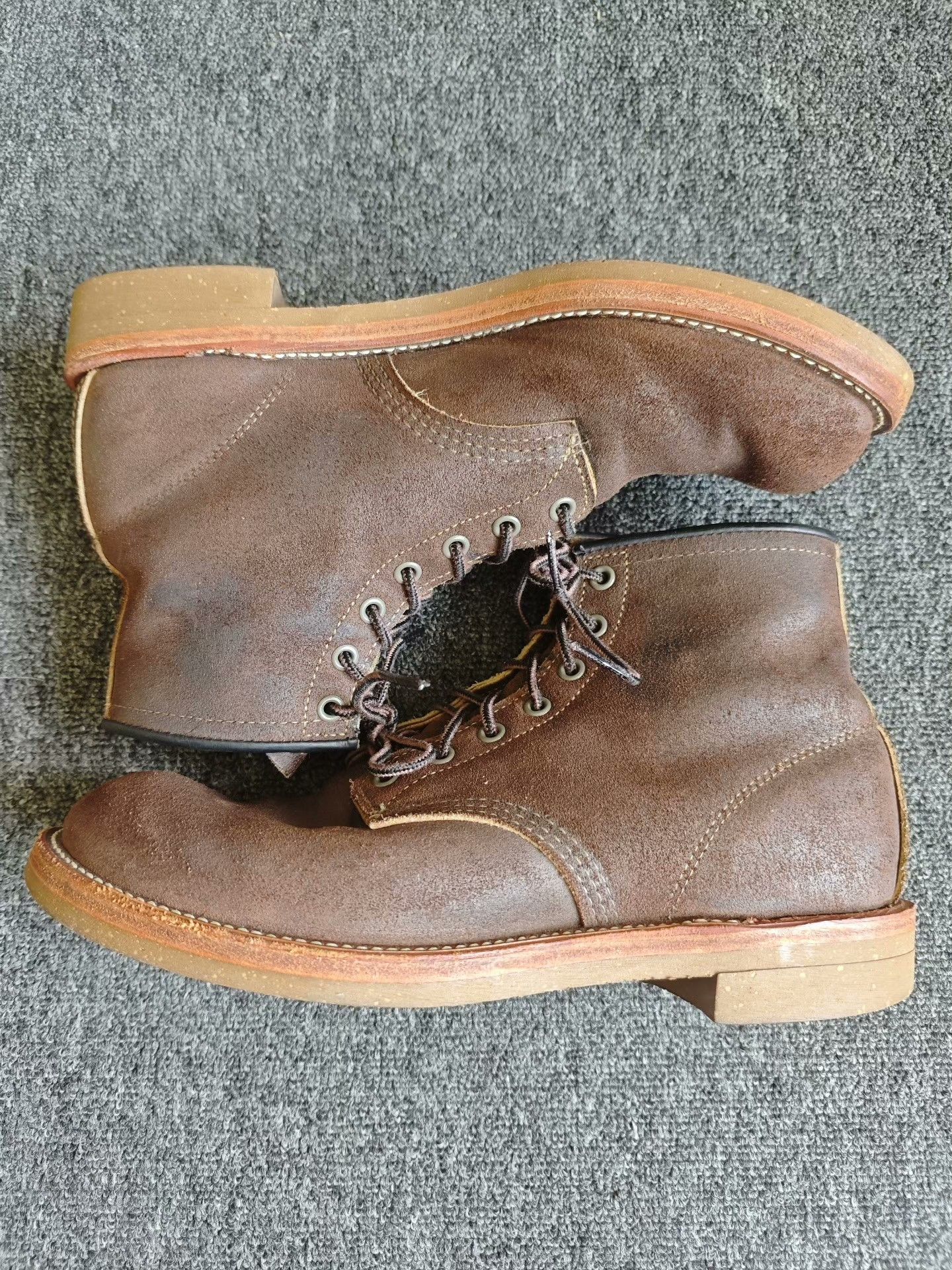 Red Wing Red Wing 4618 Collaboration Brown Suede Work Boots Size US 9.5 / EU 42-43 - 5 Thumbnail