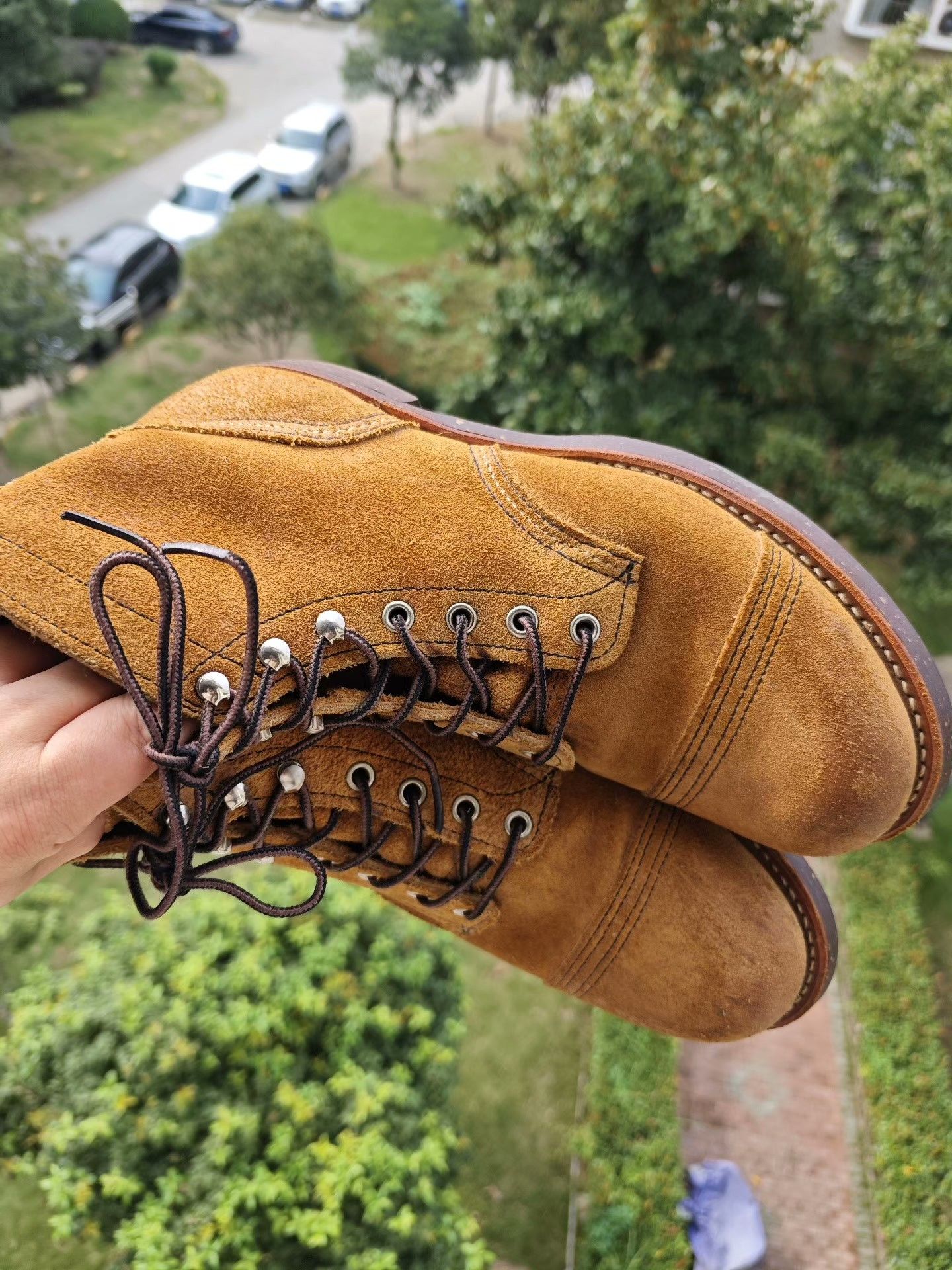 Red Wing Red Wing 8113 Suede Work Boots Size US 8 / EU 41 - 6 Thumbnail
