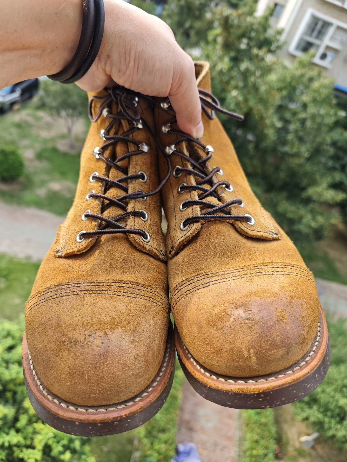 Red Wing Red Wing 8113 Suede Work Boots Size US 8 / EU 41 - 2 Thumbnail