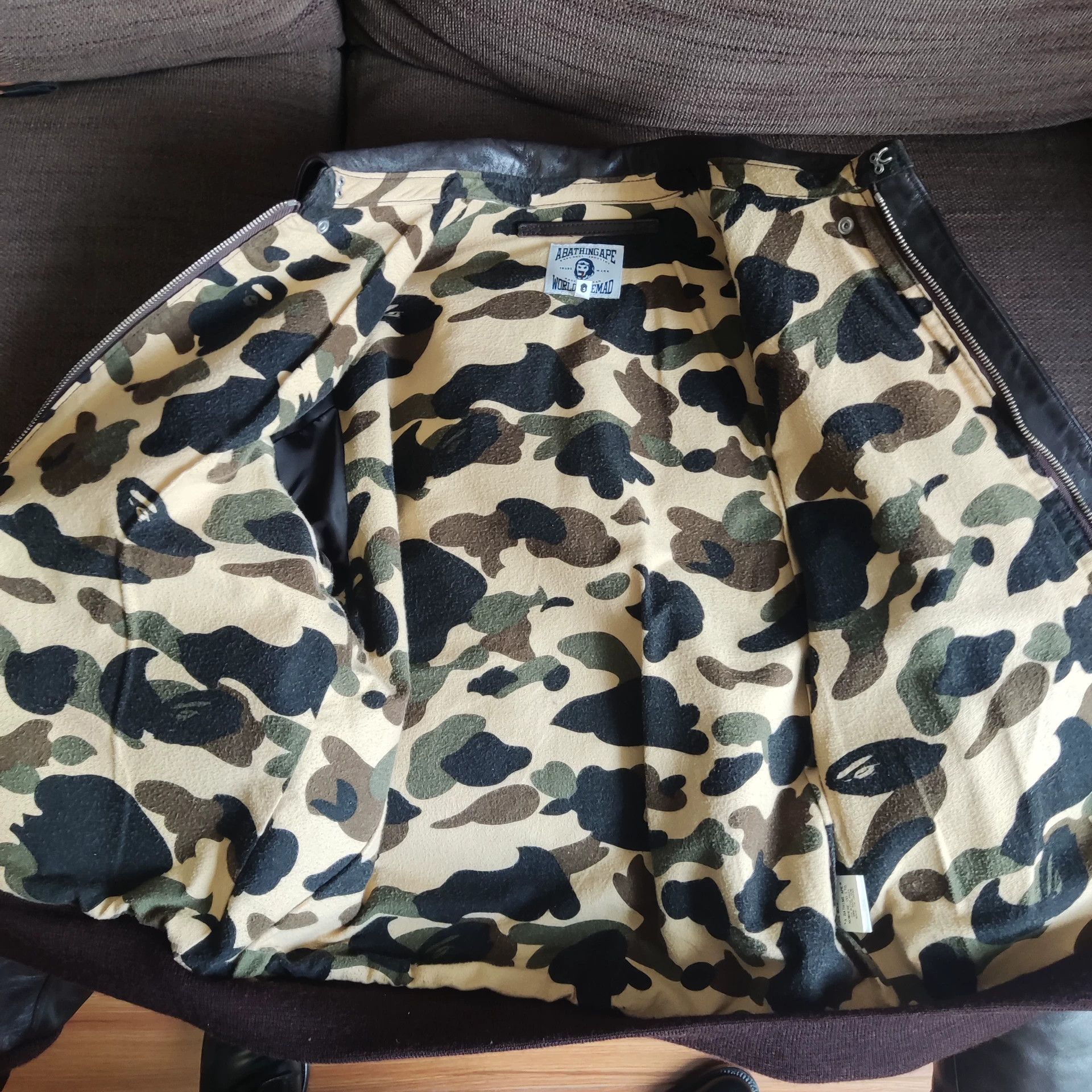 Bape BAPE Limited Horse Leather A2 Jacket Size US L / EU 52-54 / 3 - 3 Thumbnail