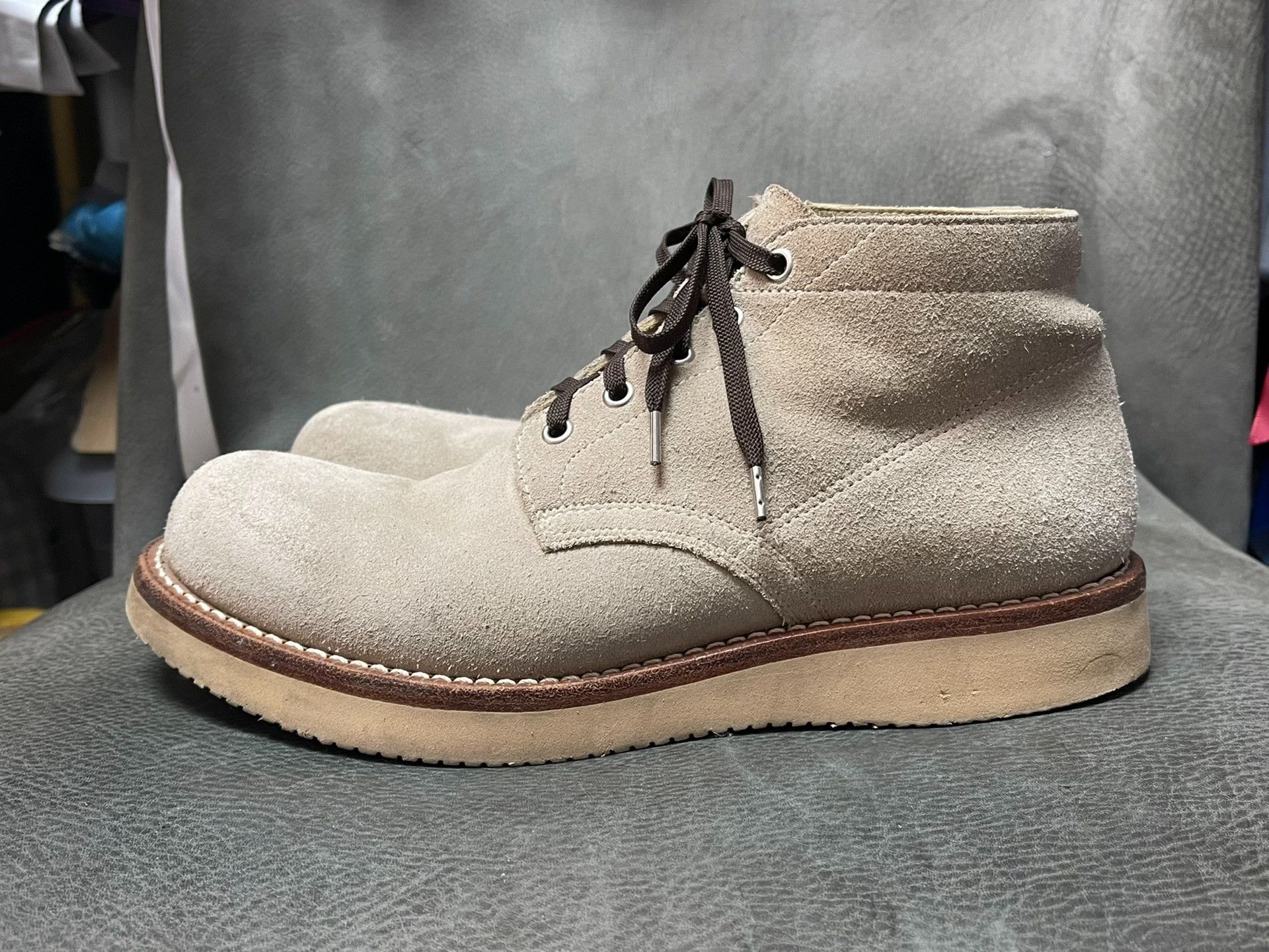 White's Boots Johnny Suede Short Boots Beige Size 43 Size US 10 / EU 43 - 2 Thumbnail