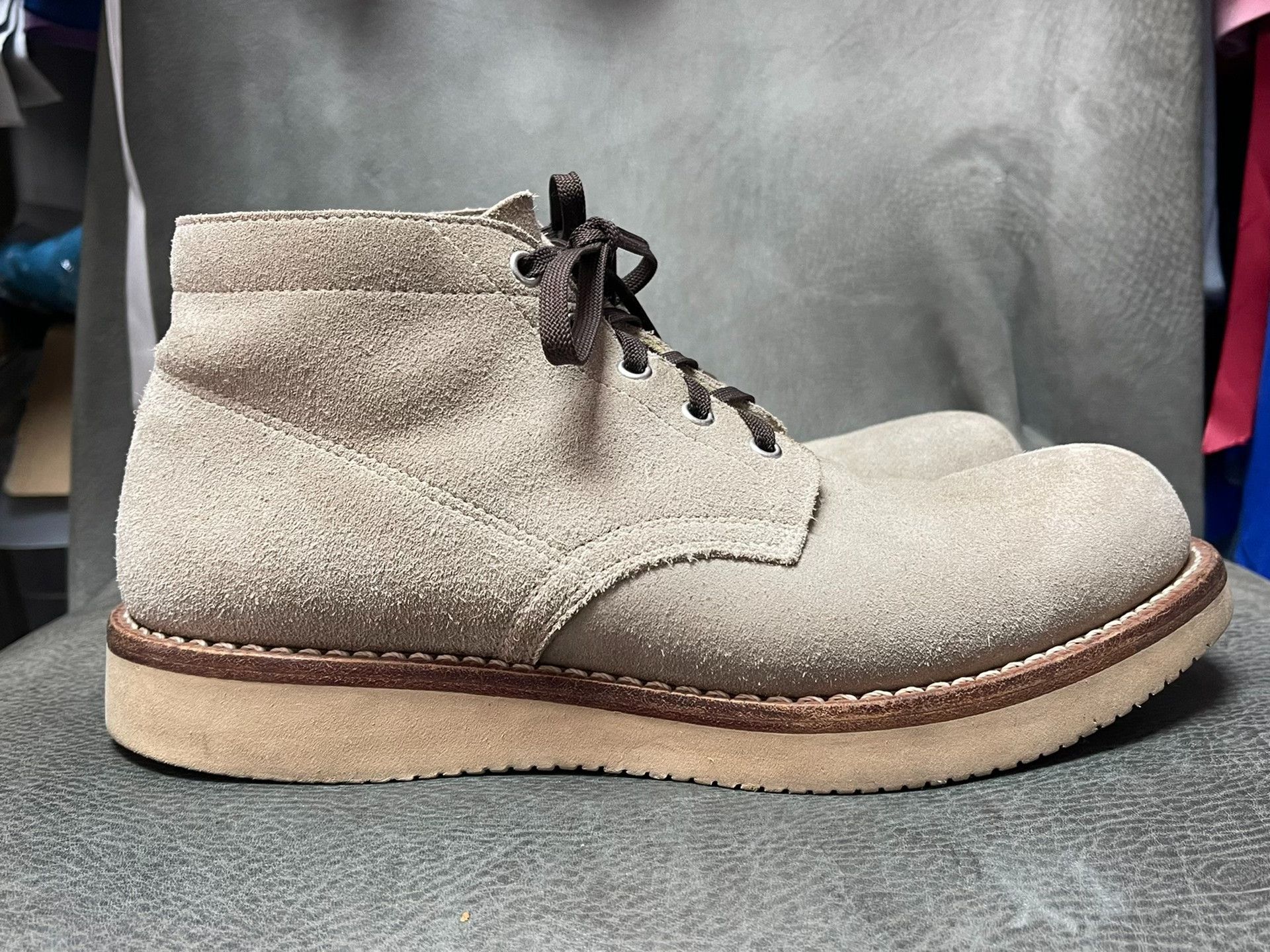 White's Boots Johnny Suede Short Boots Beige Size 43 Size US 10 / EU 43 - 4 Thumbnail