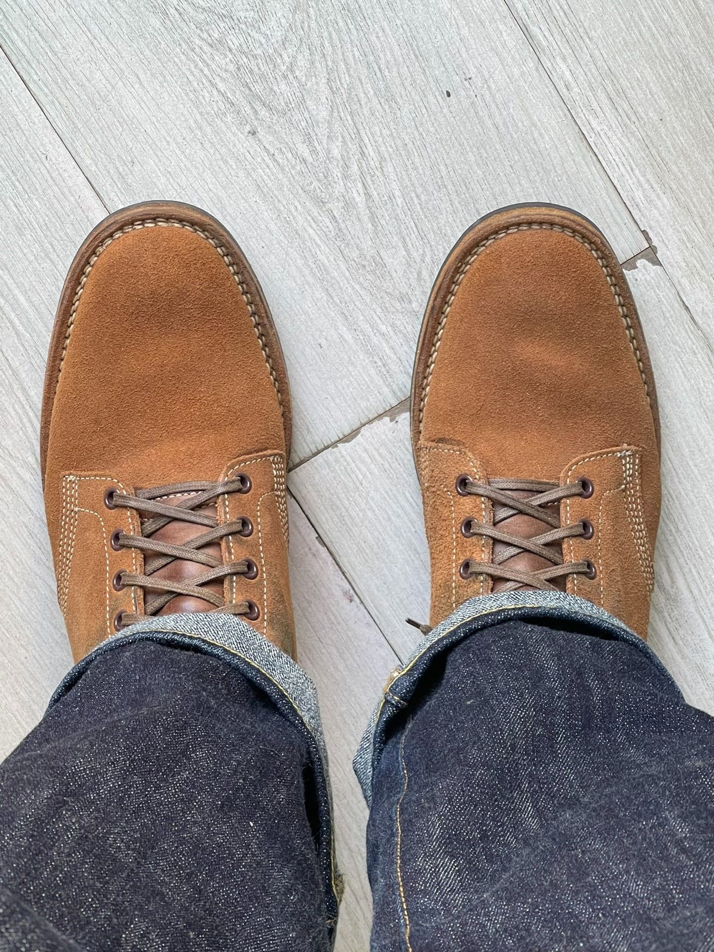 Viberg Viberg Horween CXL Suede Boots Size US 10 / EU 43 - 7 Thumbnail