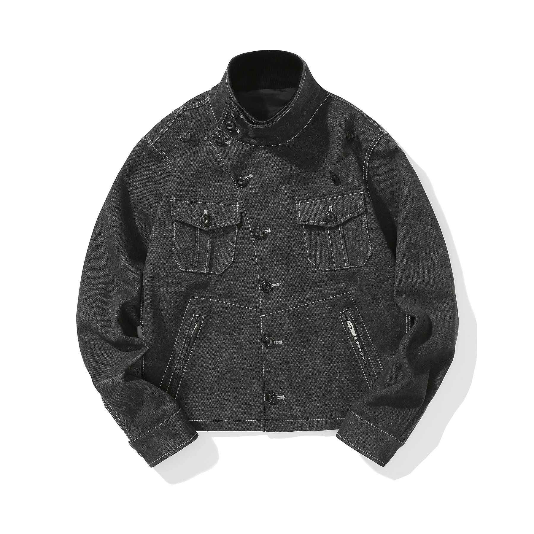 WEST RIDE 518 RIDE Heavy Washed Canvas Jacket Size US M / EU 48-50 / 2 - 2 Thumbnail