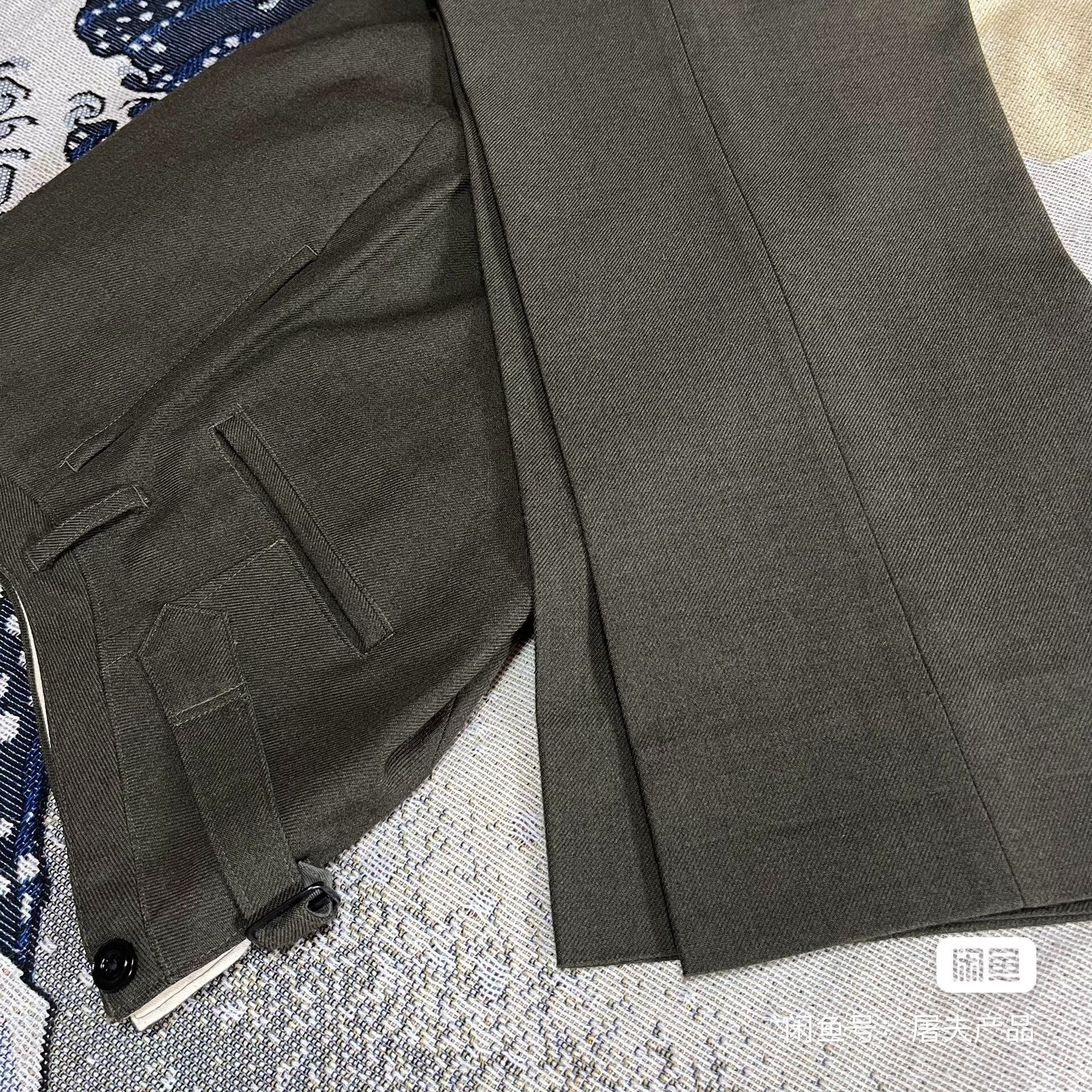 At Last & Co at last&co Wool Military Pants Size US 32 / EU 48 - 6 Thumbnail
