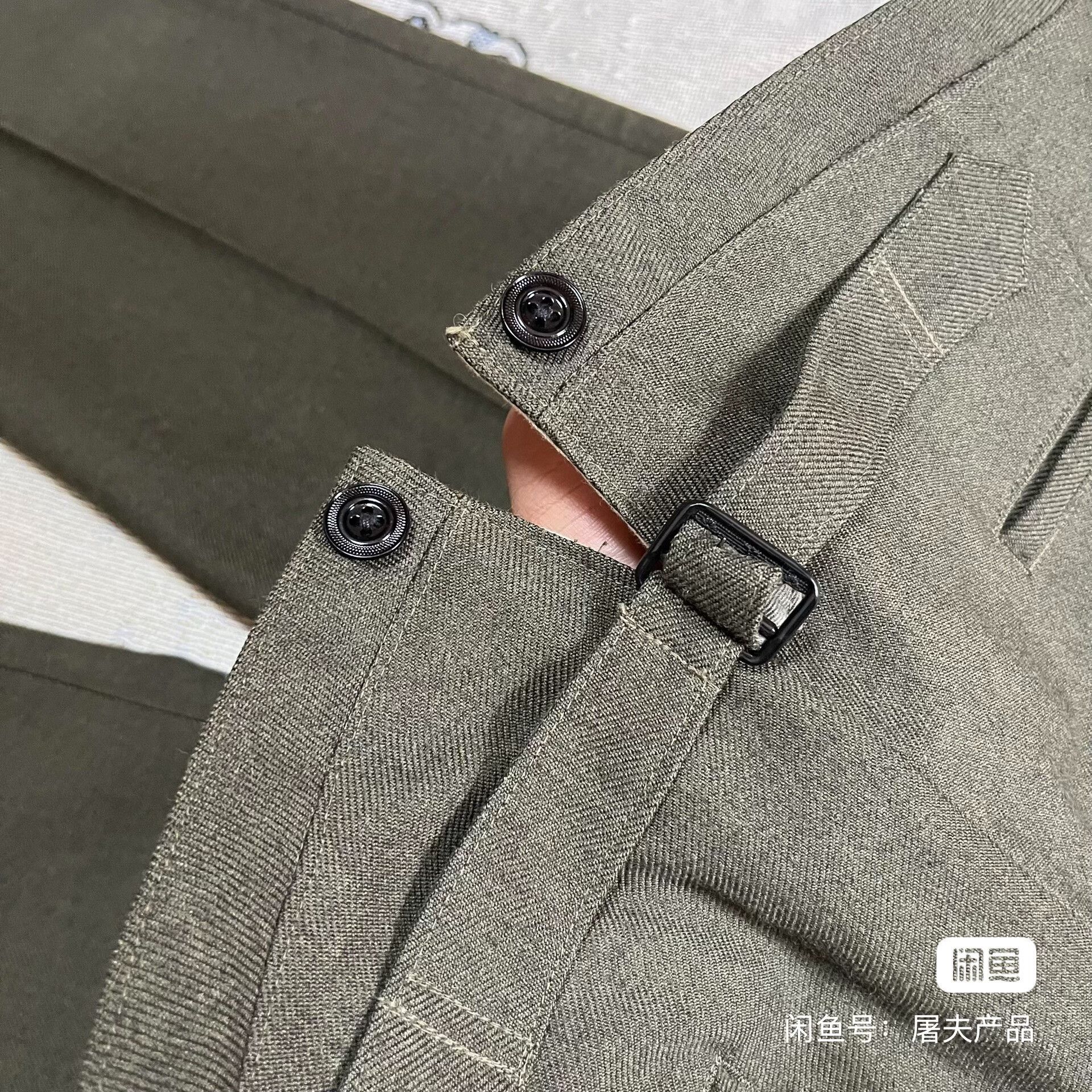 At Last & Co at last&co Wool Military Pants Size US 32 / EU 48 - 8 Thumbnail