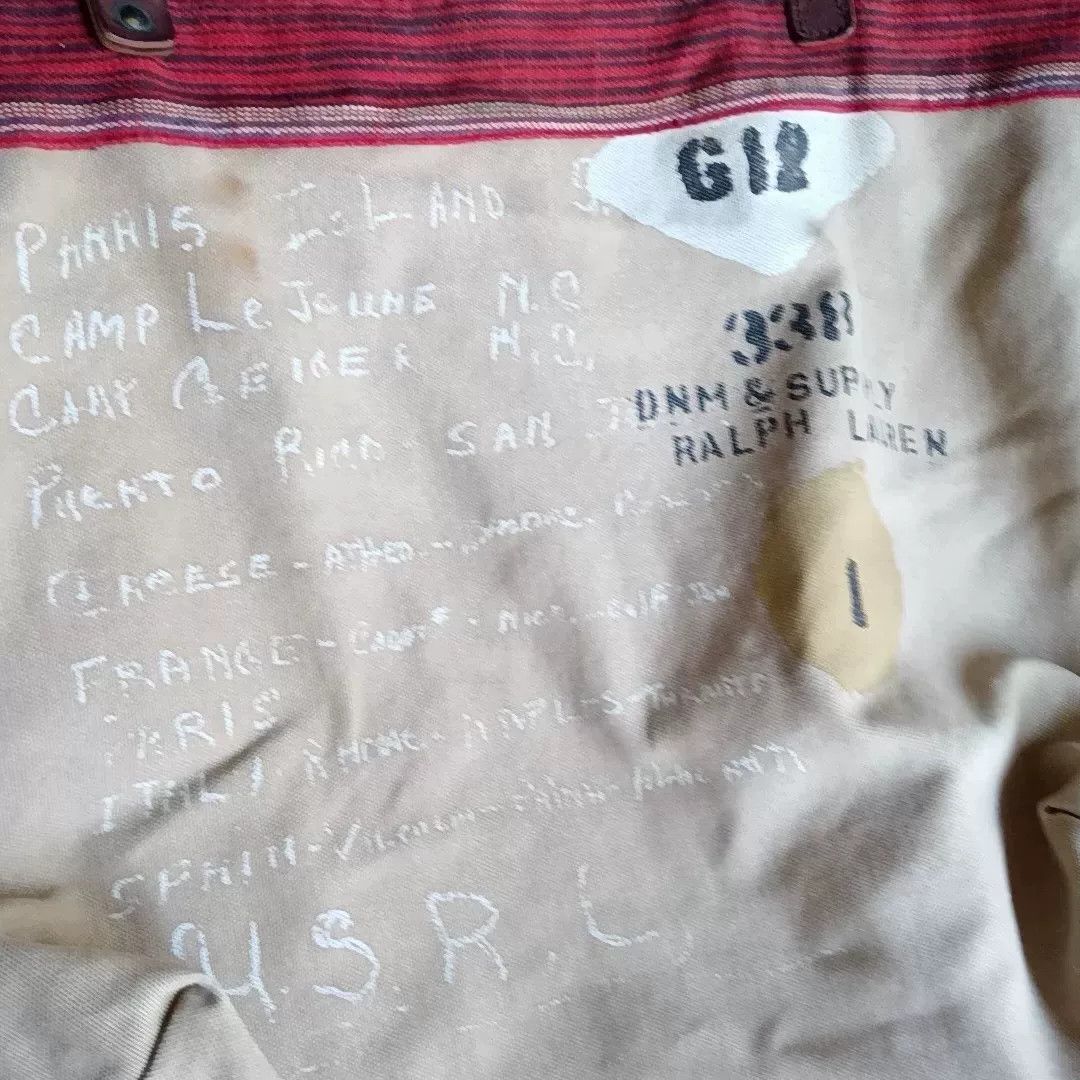 Ralph Lauren RALPH LAUREN Canvas Graffiti Letter Tote Size ONE SIZE - 9 Thumbnail