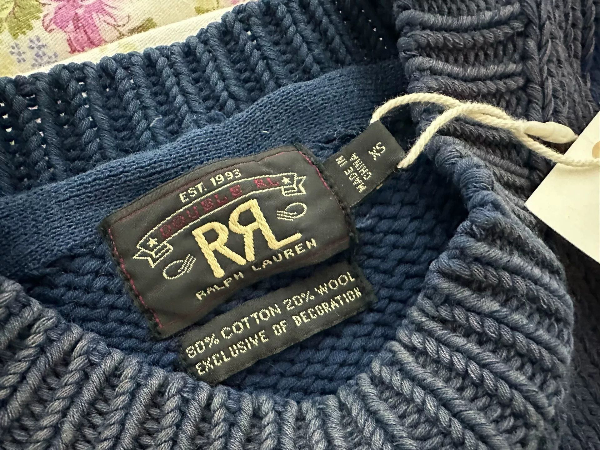 RRL Ralph Lauren RRL Distressed Moto Sweater Size US XS / EU 42 / 0 - 7 Thumbnail